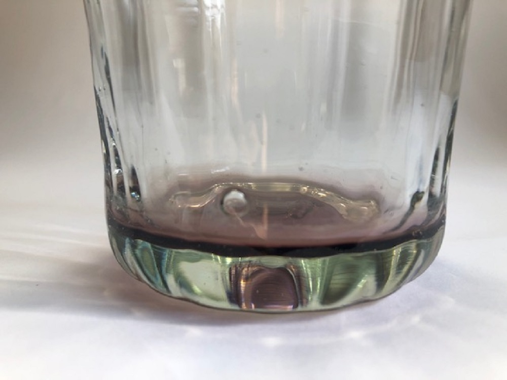 沖縄 琉球グラス 紫 ロックグラス ウィスキーグラス 焼酎グラス お酒好き お洒落グラス 沖縄 土産 プレゼント ギフト 贈り物 島元屋