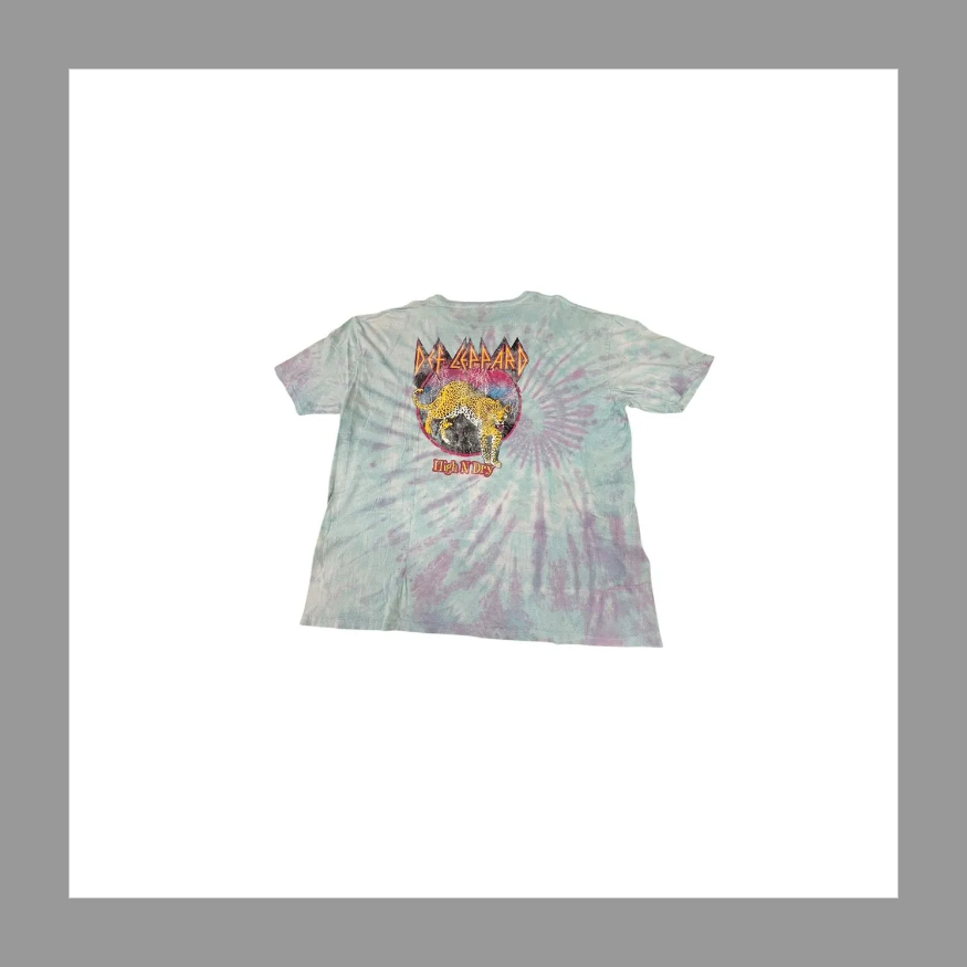 Def Leppard デフレパード タイダイ柄 T XL の画像 2