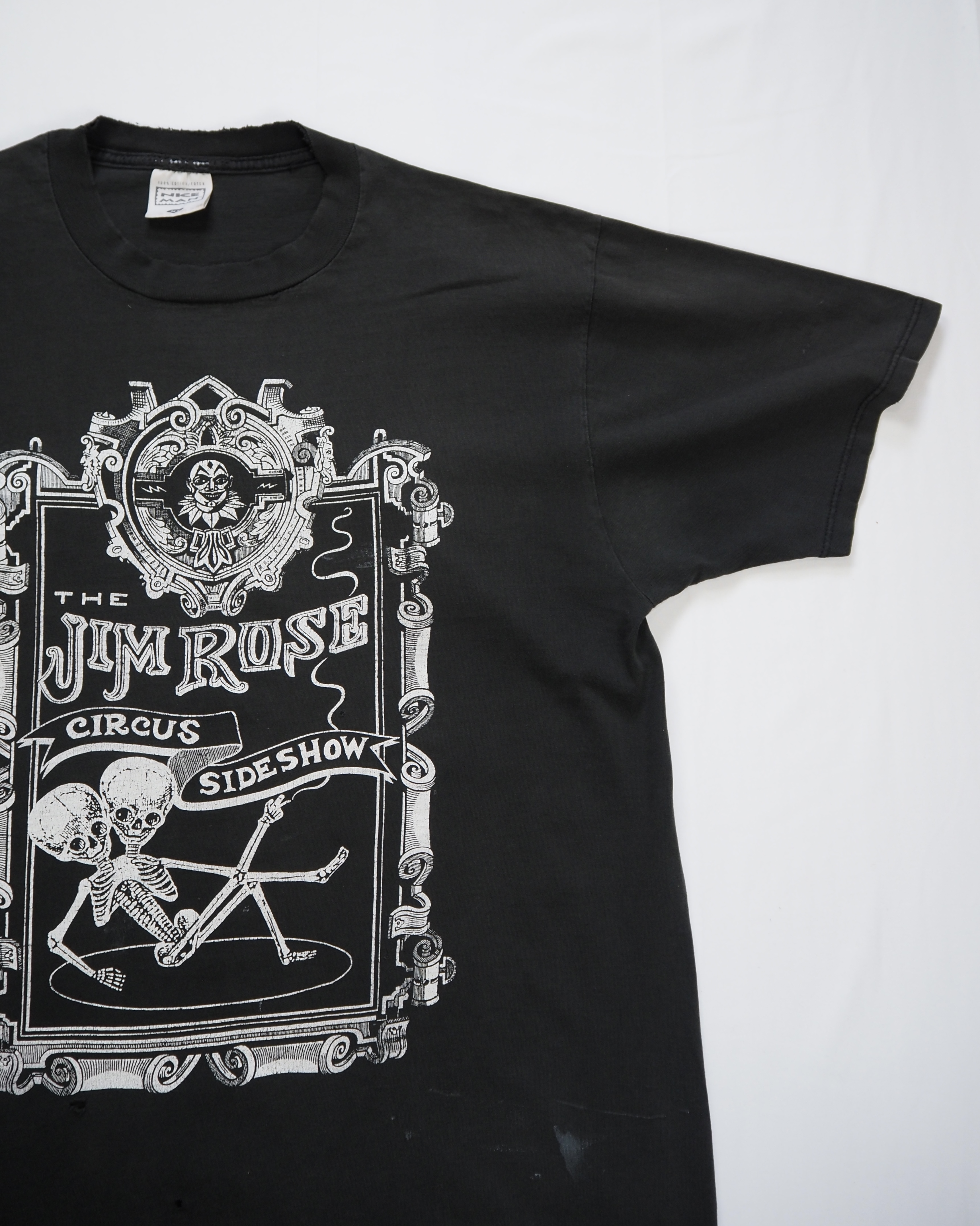 【5/6(水) 20:00入荷】90’s Jim Rose Tシャツ XL ボロフェード の画像 4