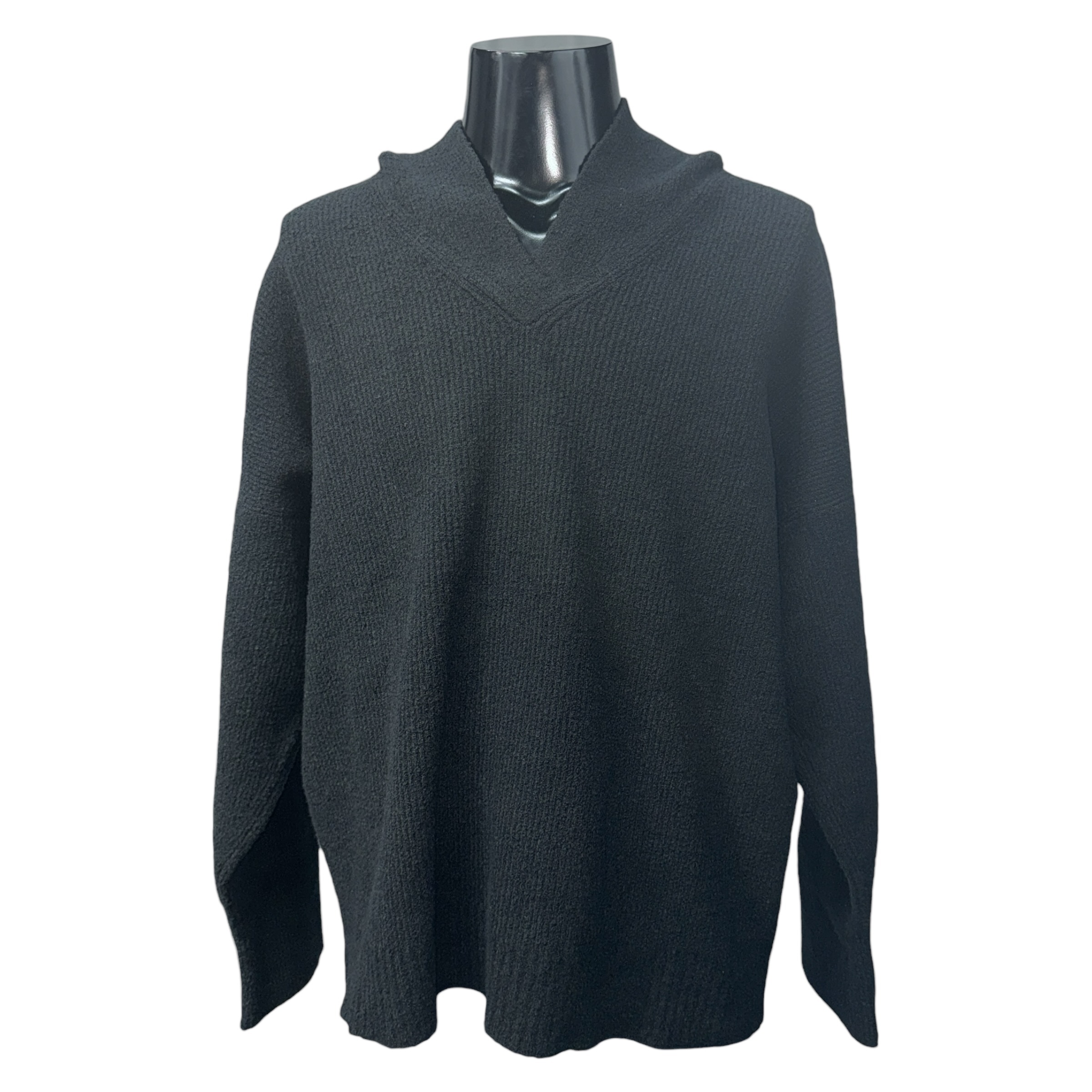 【CHROME HEARTS】クロムハーツ ハラコクロスパッチ ストレッチニットパーカー