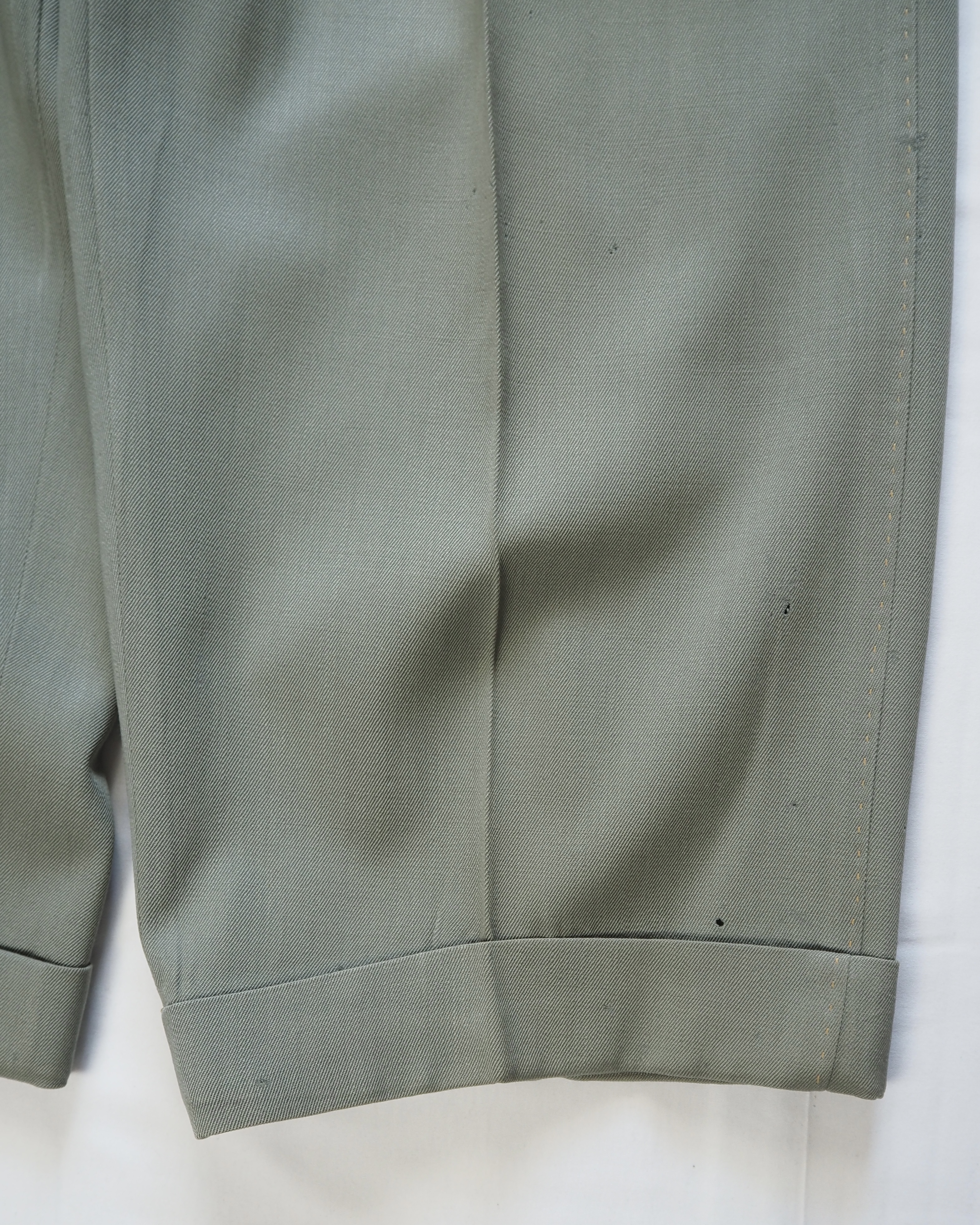 【VCM入荷】50’s ウールスラックス ライトグリーン の画像 11