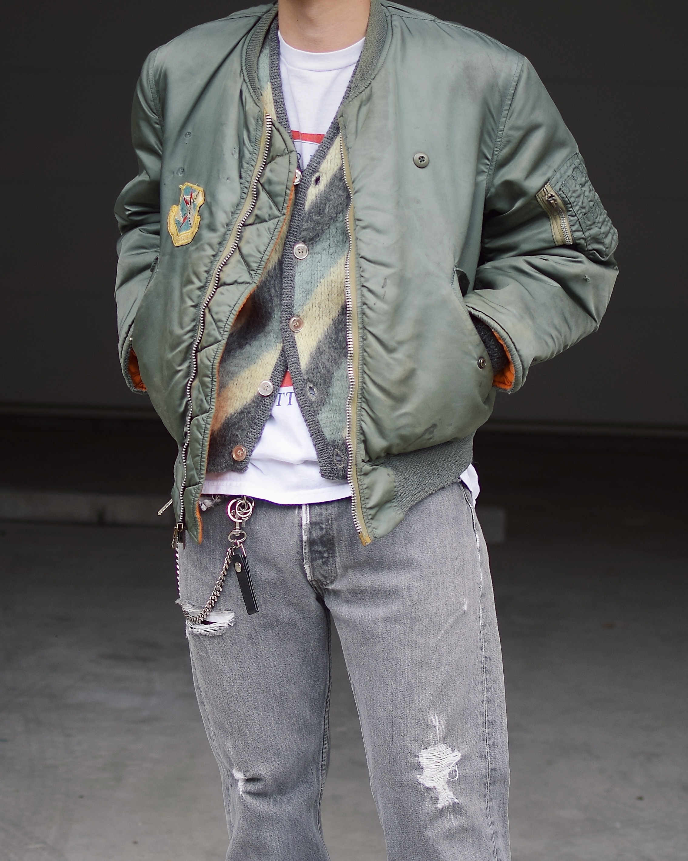 Vintage 60's【Mt.Alba Knitwear】Mohair Cardigan の画像 4