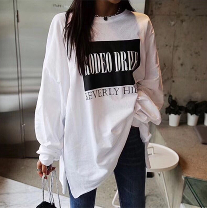 レディース tシャツ 体系カバー セクシー 長袖 ロングオーバーサイズロゴ入りルーズロングtシャツ2色 Ladys Paradise レディース tシャツ 体系カバー セクシー 長袖 ロングオーバーサイズロゴ入りルーズロングtシャツ2色 Ladys Paradise