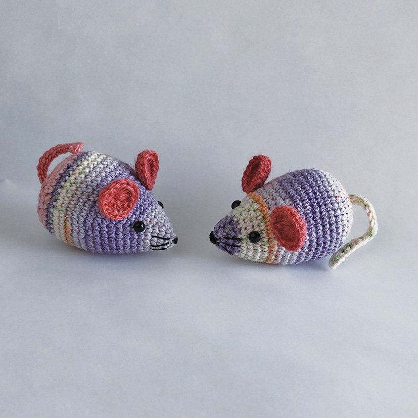 編み図dl かぎ針編み ネズミのあみぐるみ 時間の森工房kit