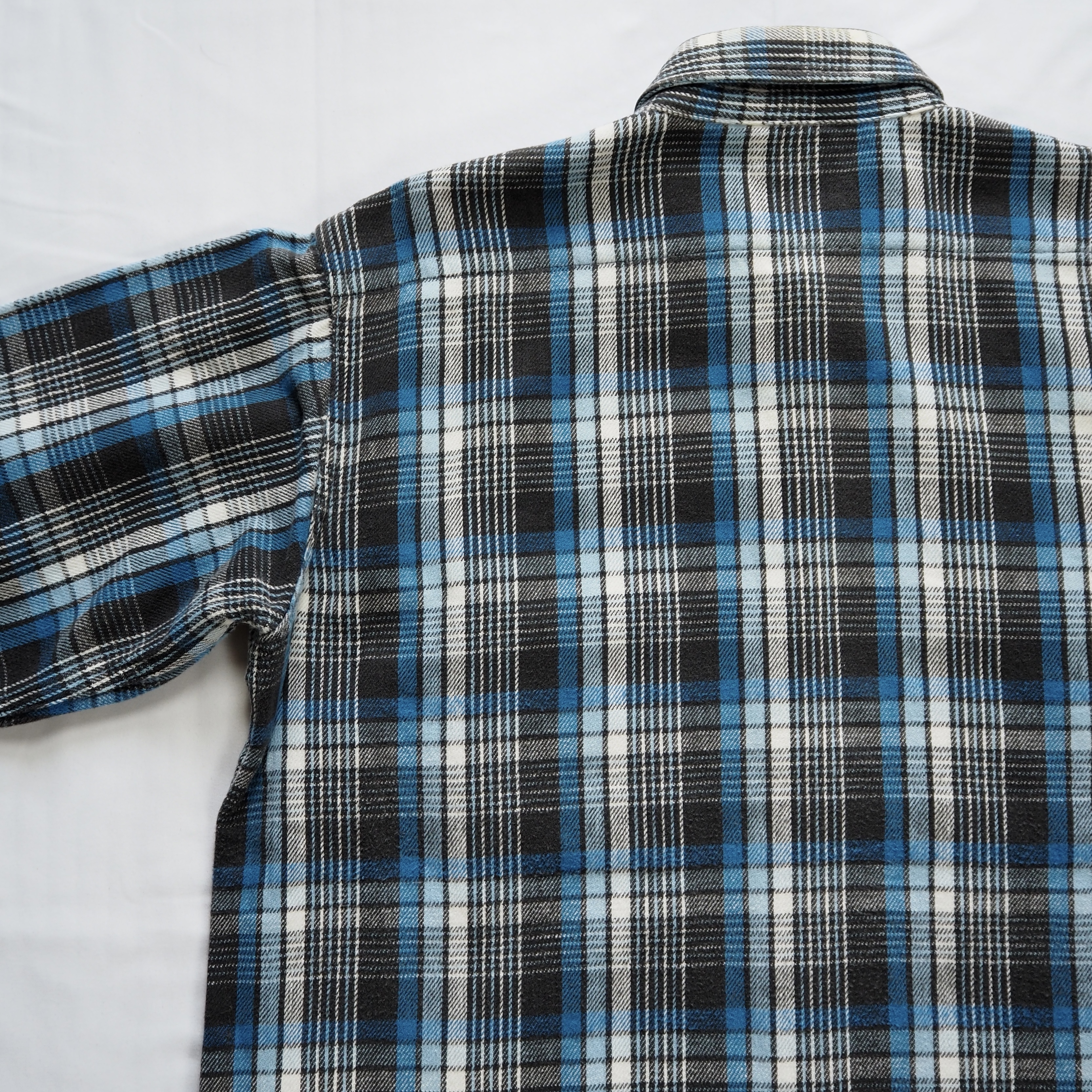 50’s Sears マチ付きヘヴィフランネルシャツ の画像 17