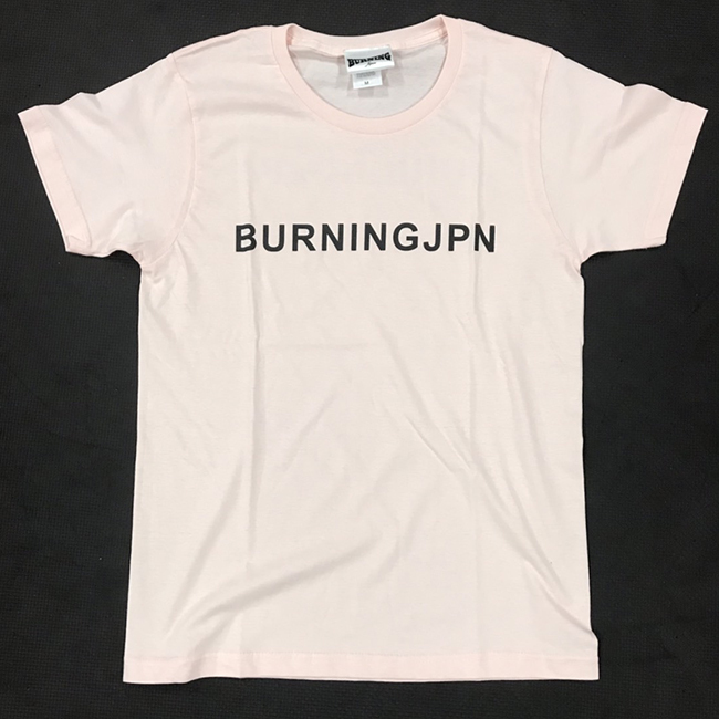 シンプルロゴ Burning メンズtシャツ ピンク Burning 公式オンラインショップ ボクシング用品 ウェア グッズ