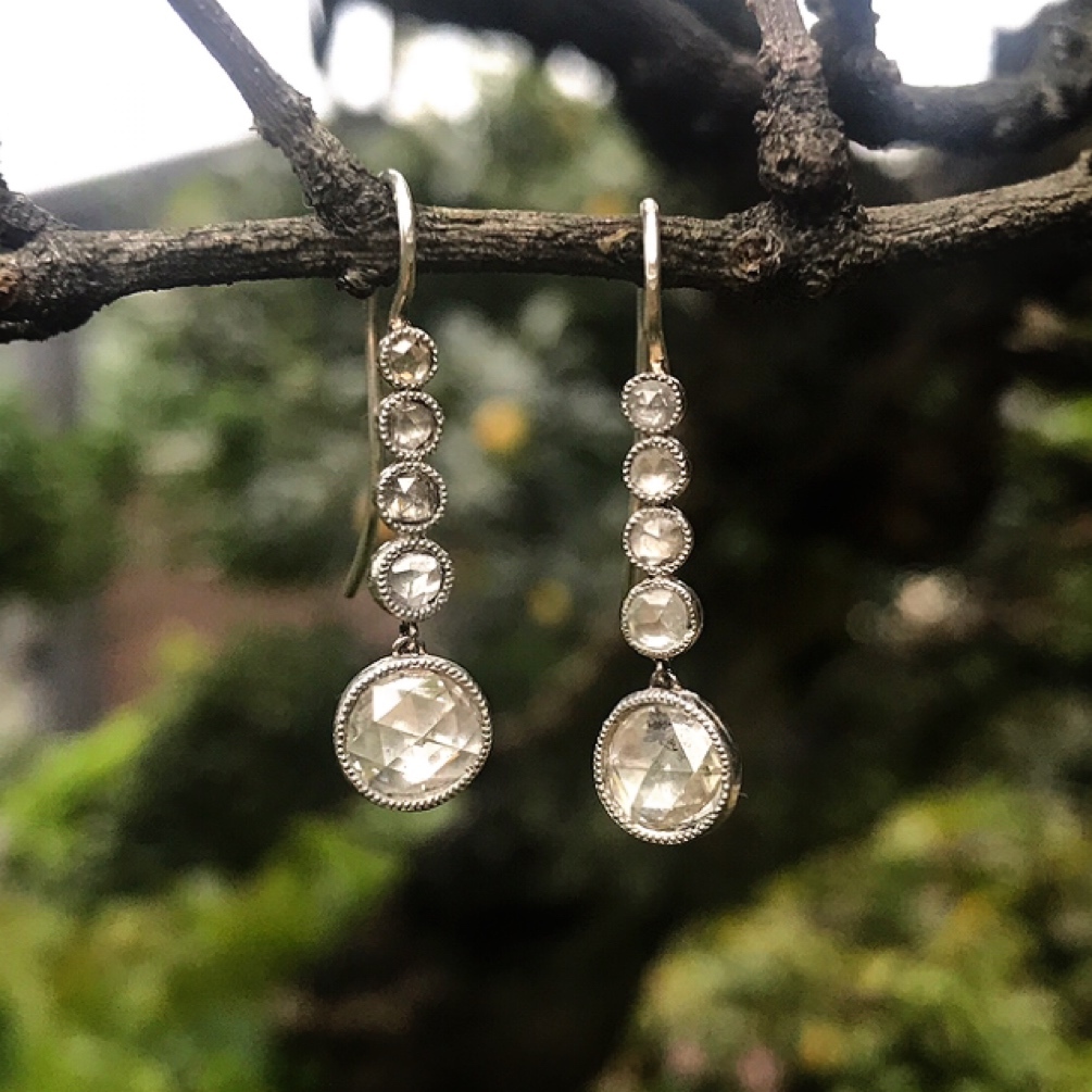 thanksgiving plate earrings