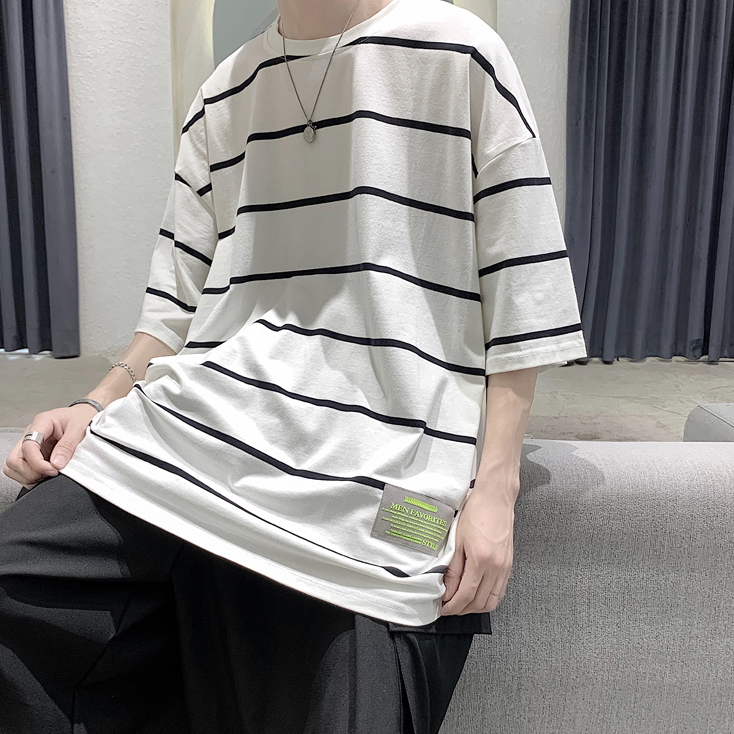 クルーネックボーダーtシャツ Bl6257 Beep 韓国メンズファッション通販サイト
