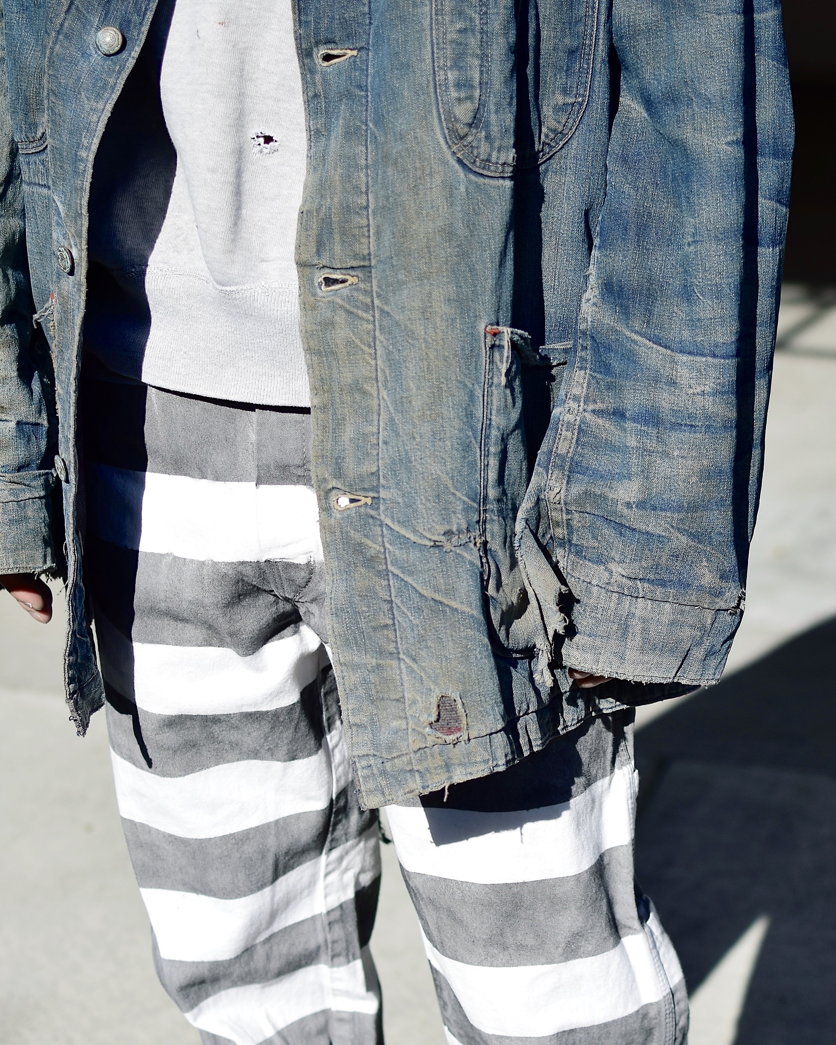 Vintage 60's Grunge Denim Jacket の画像 5