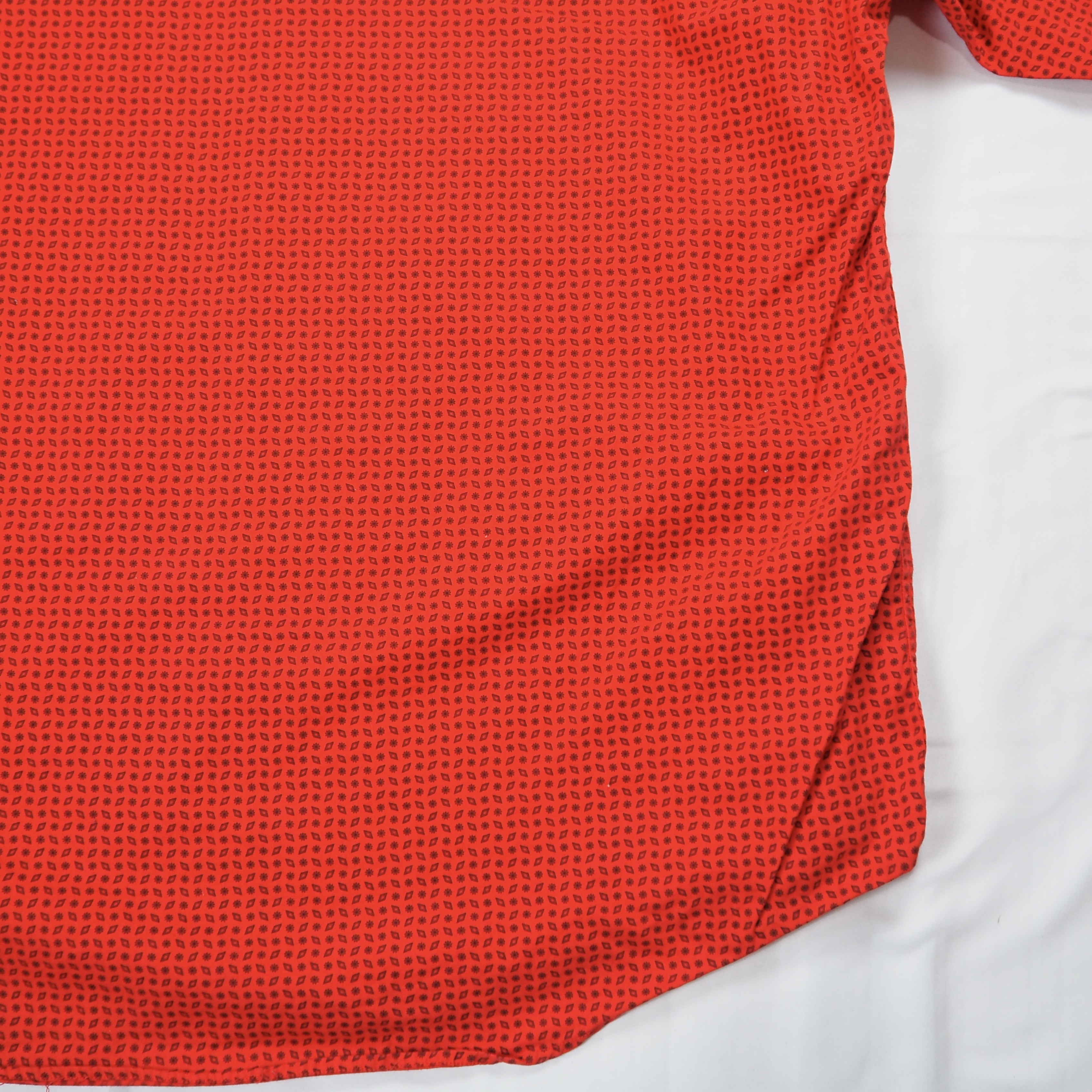 90’s OLD GAP コットンシャツ Lサイズ レッド の画像 17