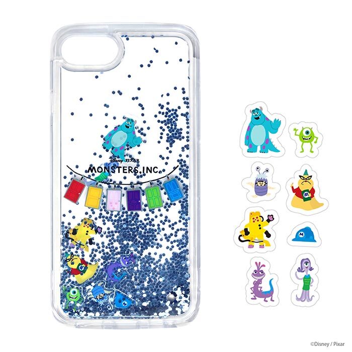 Iphonese 第2世代 Iphone8 Iphone7 6s 6 ディズニー ラメ グリッター ケース カバー ハード ソフトケース クリア Tpu キャラクター グッズ トイストーリー モンスターズインク サリー マイク アイフォン Iphone Se 2 第二世代 8 7 スマホカバー スマホケース S Pg 7g999