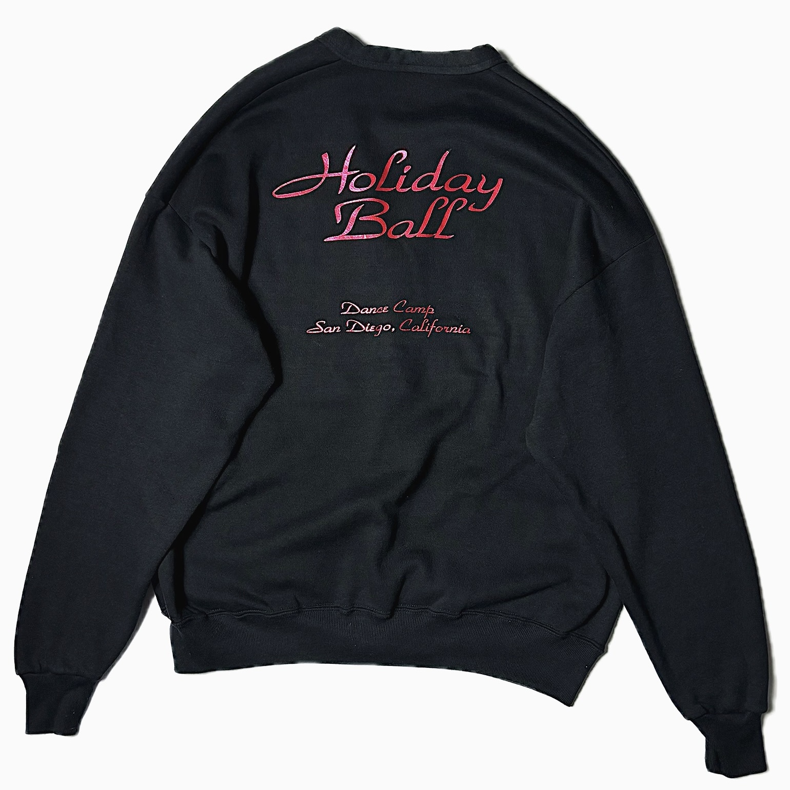 Vintage 90's【JERZEES】"Holiday Ball" Sweat Cardigan の画像 2