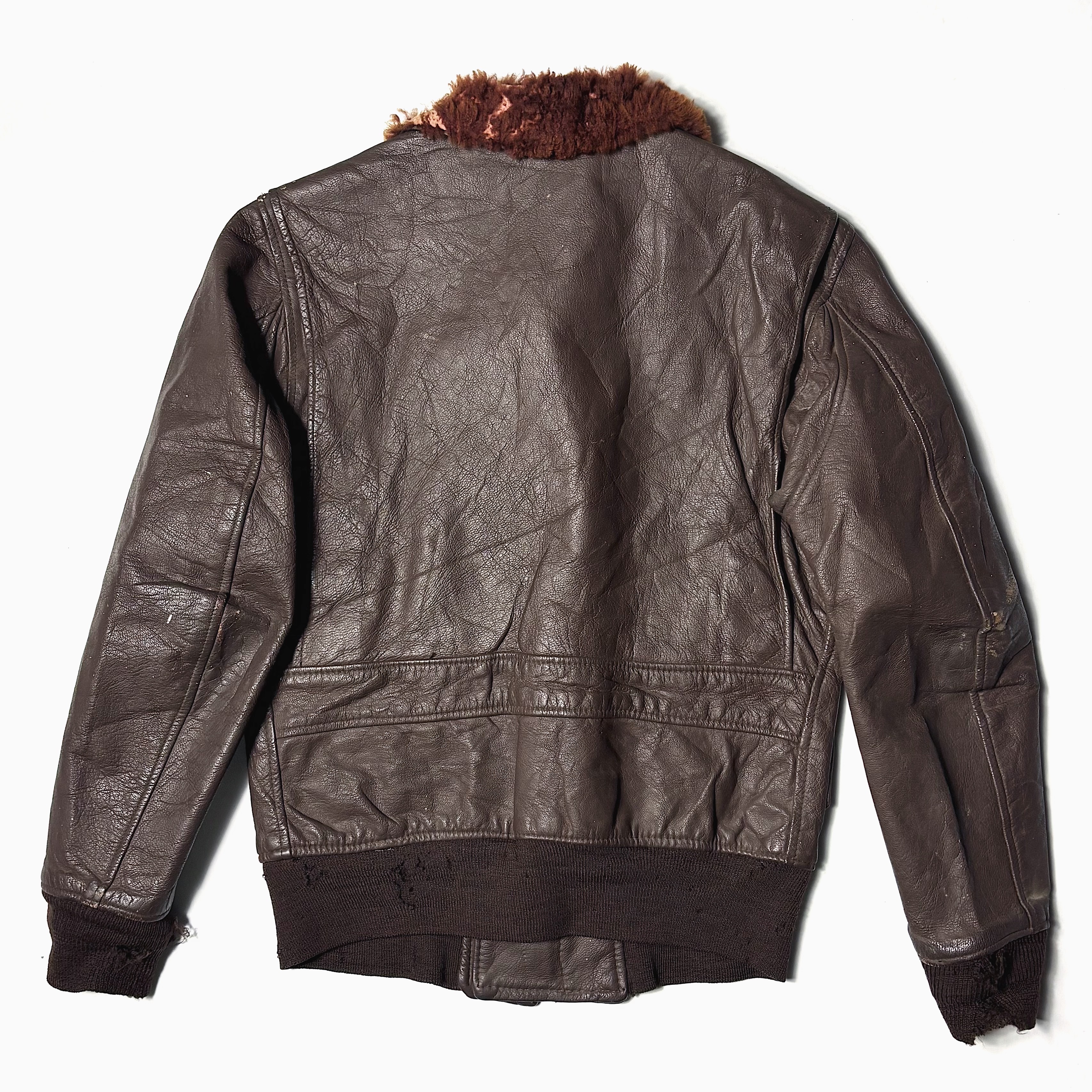 Vintage 60's【THE MARTIN LANE CO.,INC.】G-1 Leather Flight Jacket の画像 2