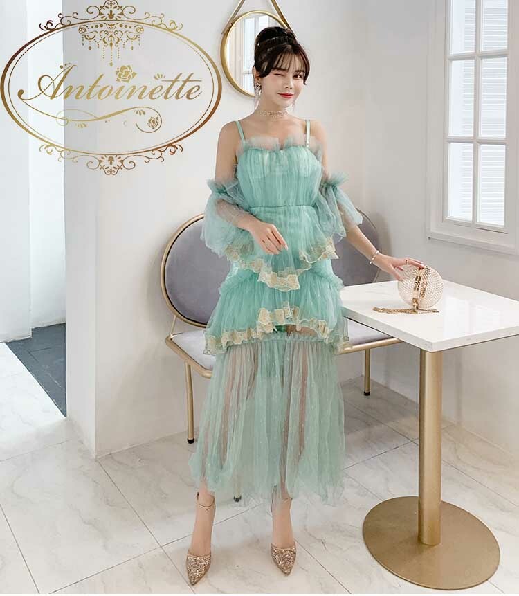 レディース 個性的 撮影用 衣装 ワンピ ドレスワンピース ドレス パーティー Antoinette