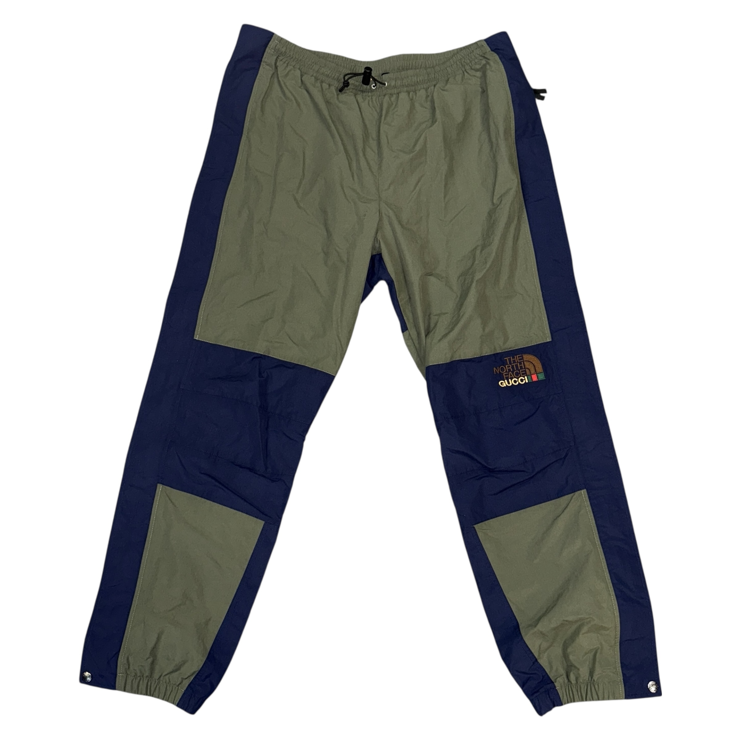 【GUCCI x THE NORTH FACE】グッチ×ノースフェイス ツートンカラー ナイロンパンツ  L