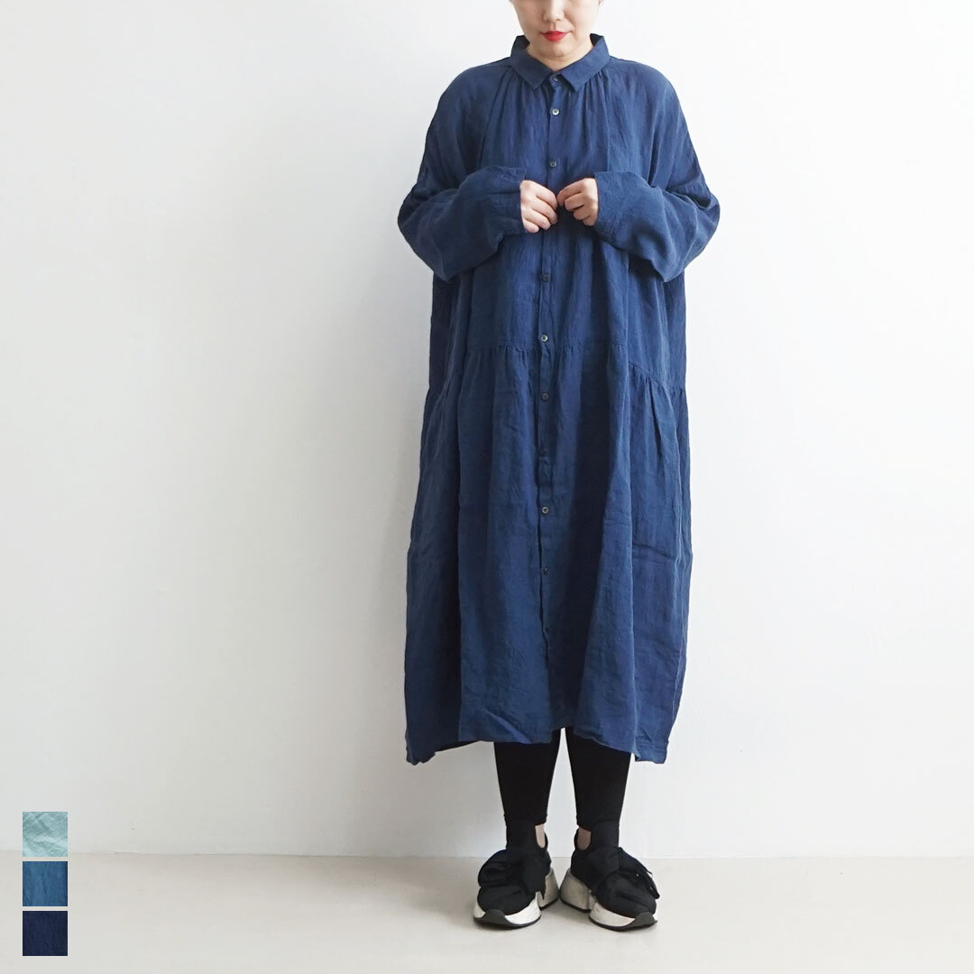 Ichiantiquites イチアンティークス リネンワッシャーシャツワンピース 品番 Es Life エスライフ