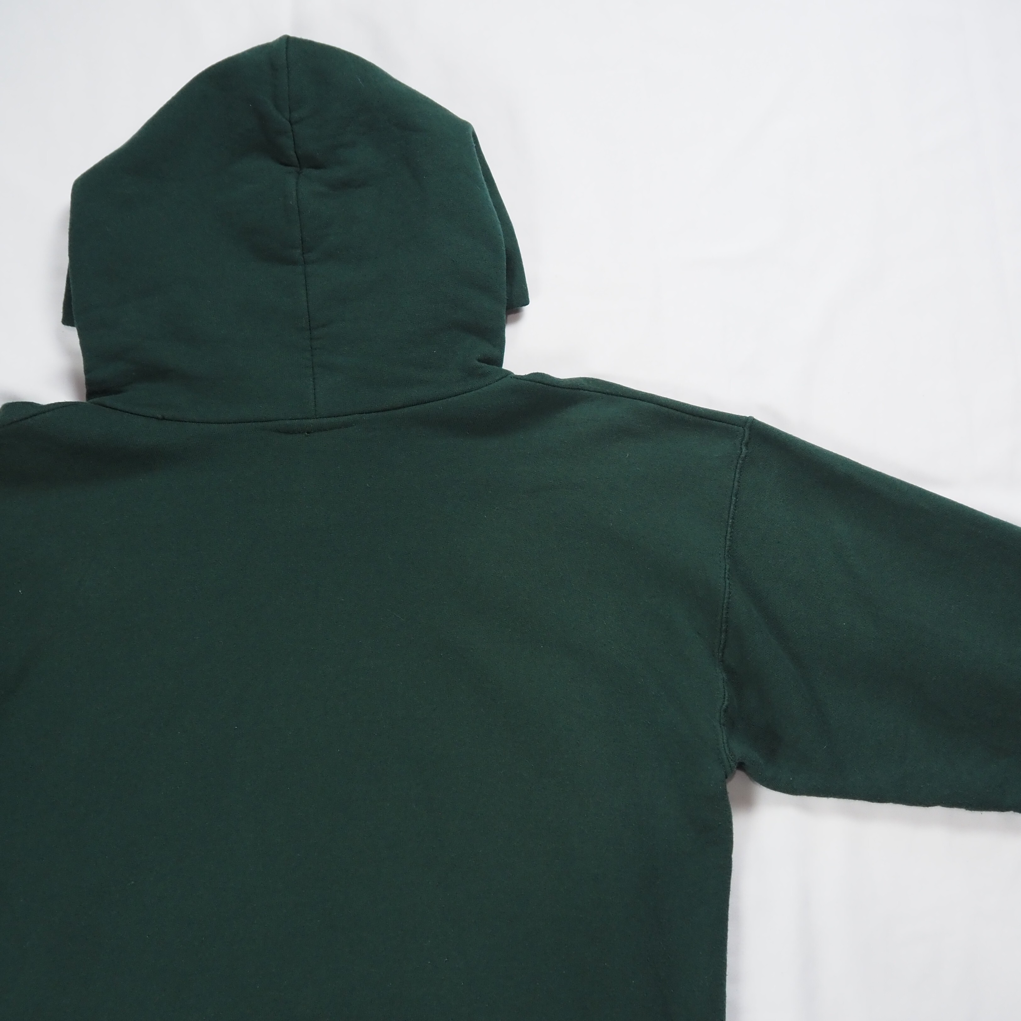00's Thrasher フーディ フレイムロゴ グリーン Sサイズ の画像 12