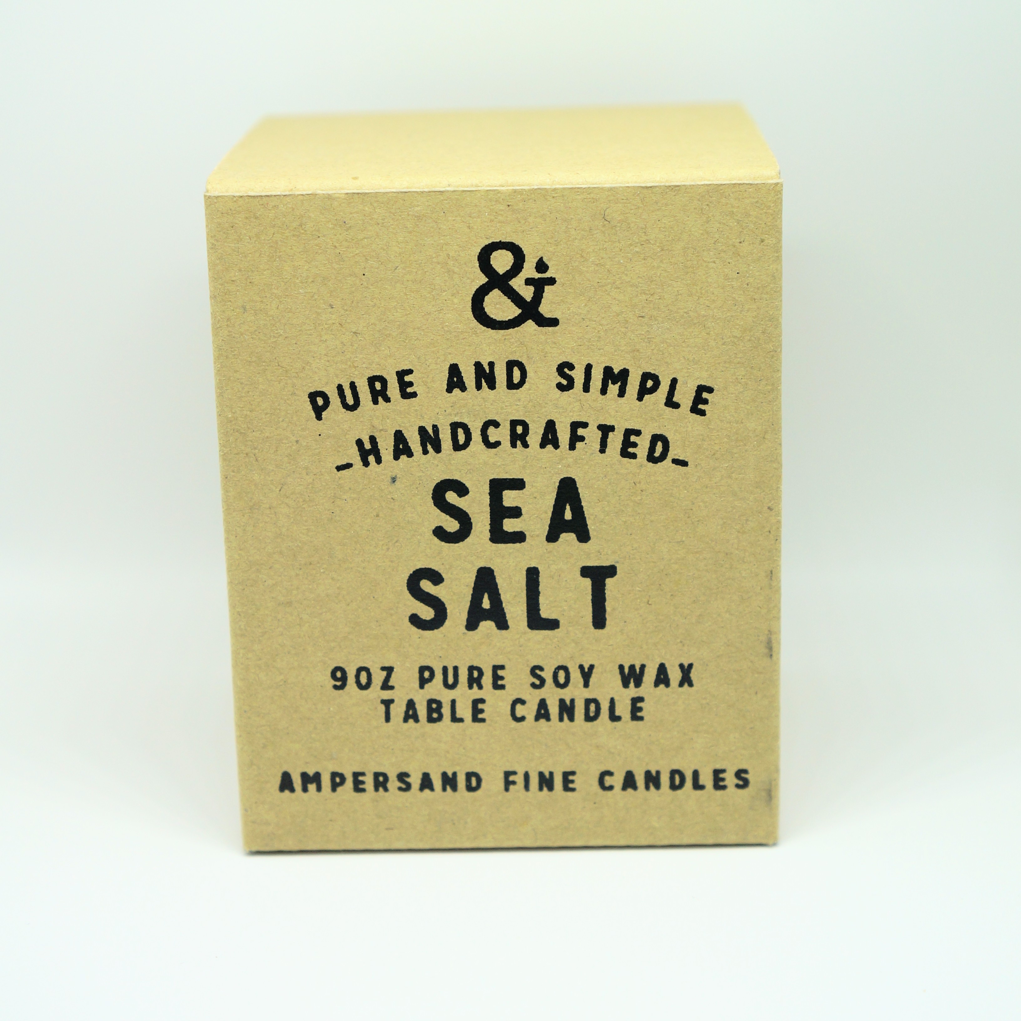 9oz Amber Jar Candle -SEA SALT- キャンドル Candles - 画像1