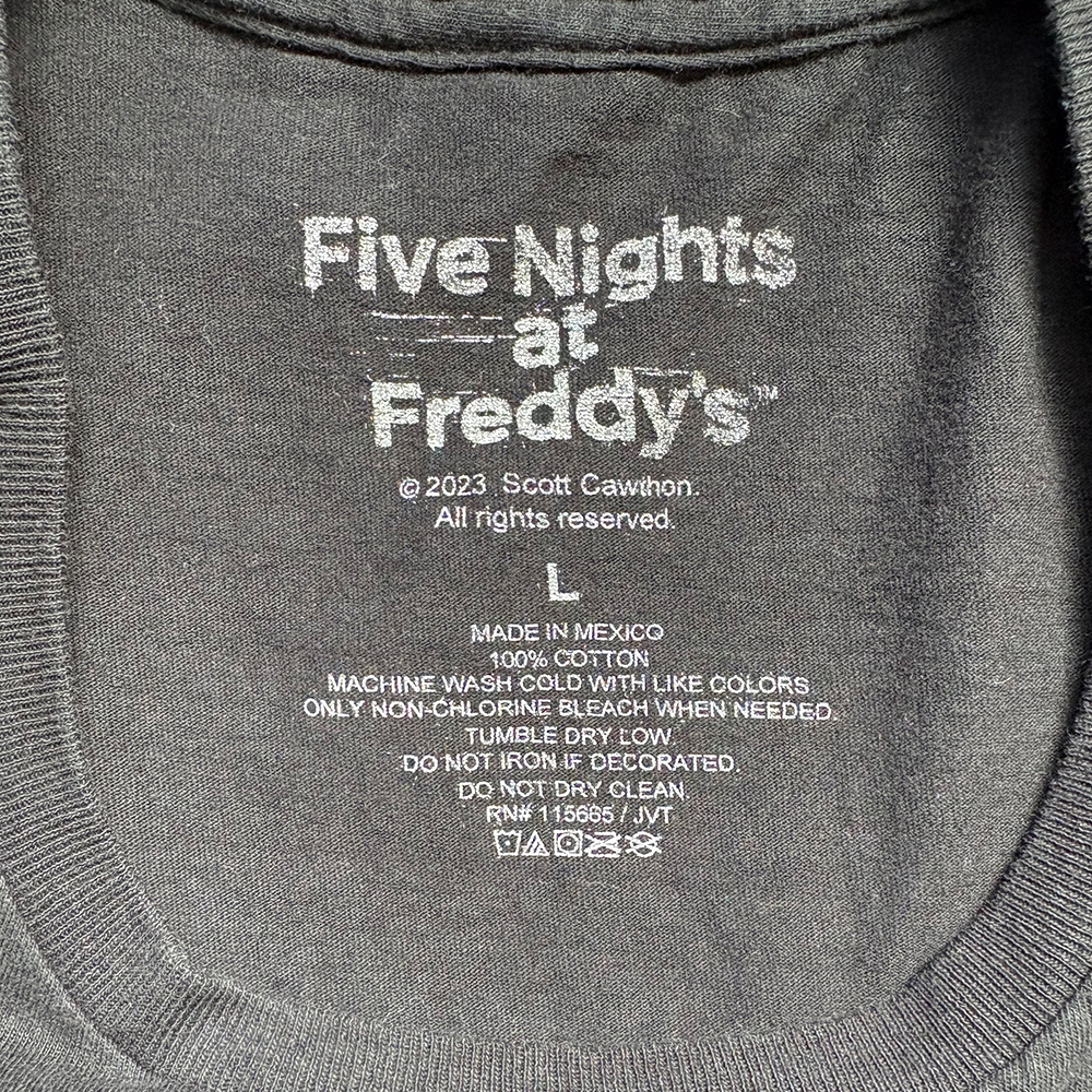 ScottGames Five Nights at Freddy's (FNAF/ファイブナイツアットフレディーズ)【古着/Tシャツ】