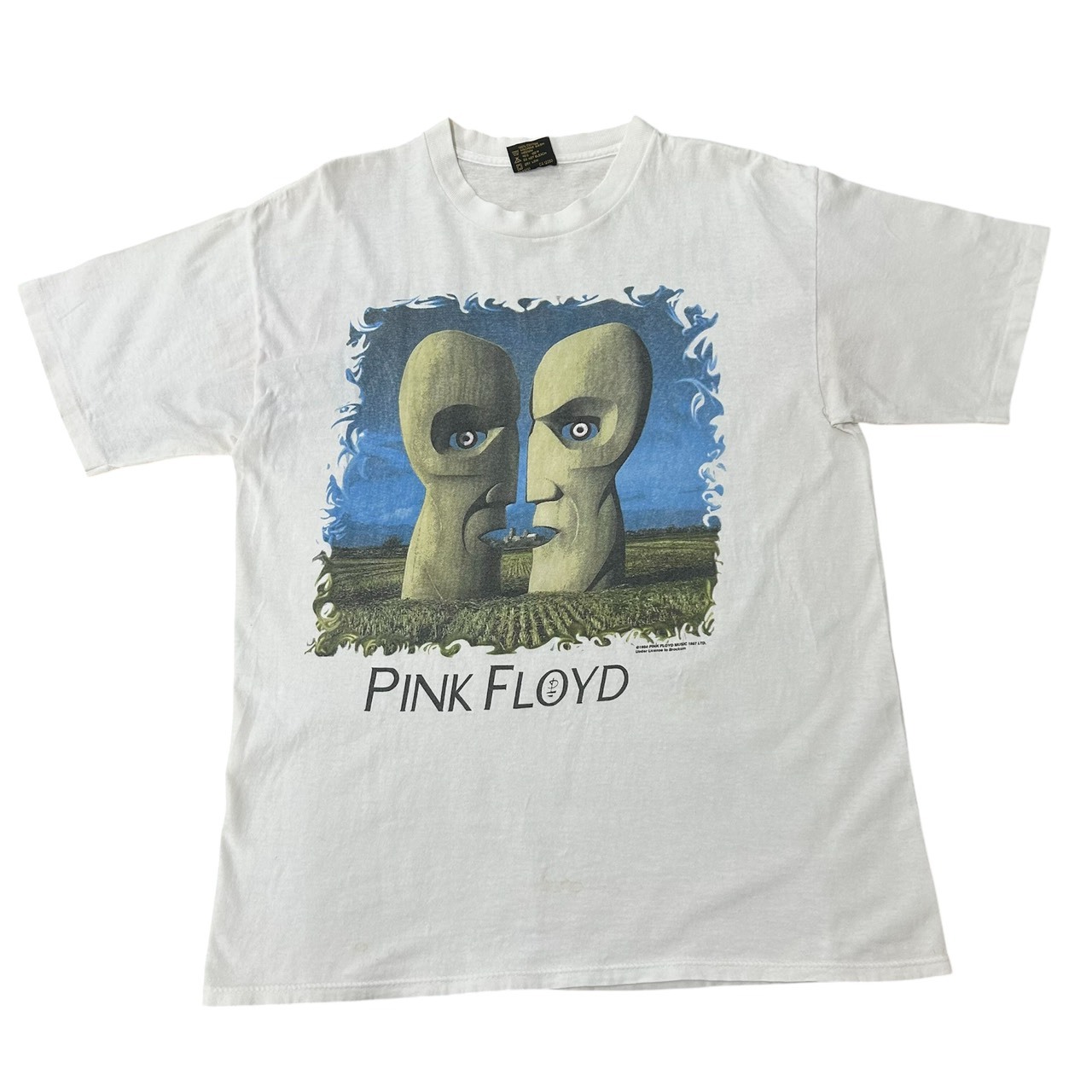 Pink Floyd North American Tour Vintage Band T-Shirt White BROCKUM L