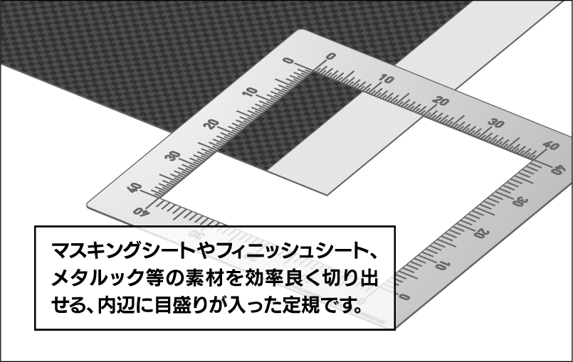 四角尺 内辺 Three Sheeps Design Shop