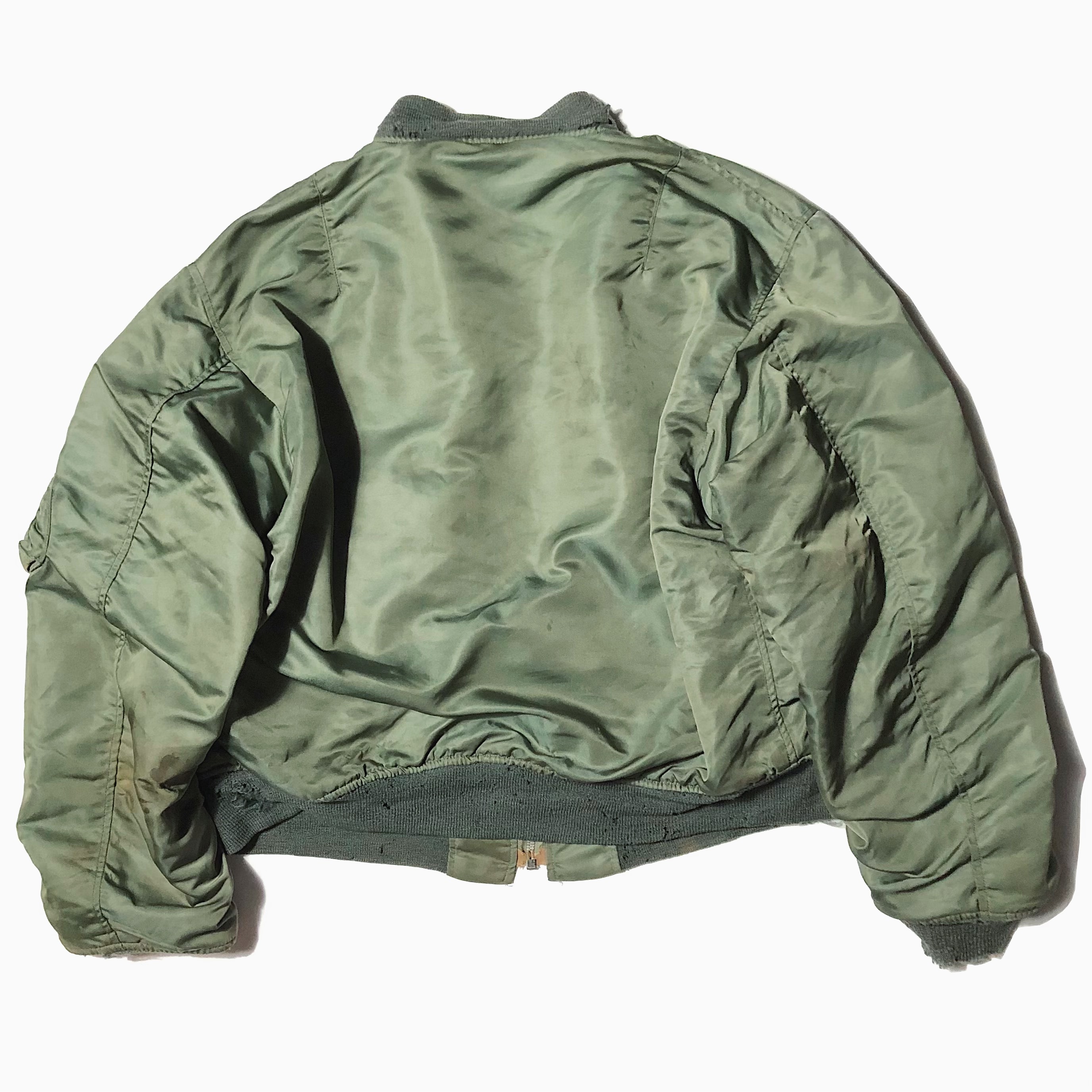 Vintage 70's【ALPHA INDUSTRIES,INC.】Grunge L-2B Flight Jacket の画像 2