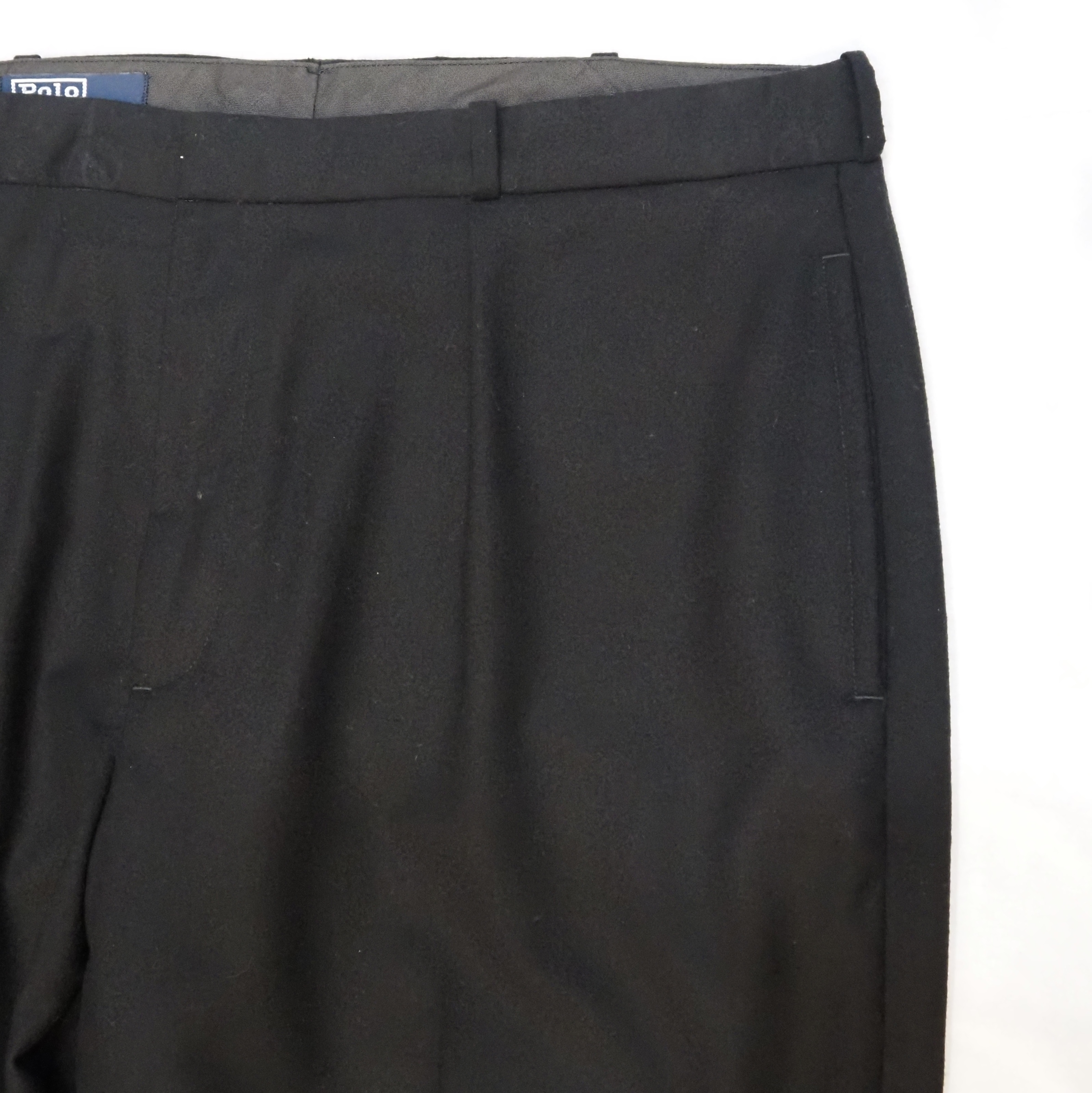 90’s Ralph Lauren Wool Slacks “Black” の画像 4