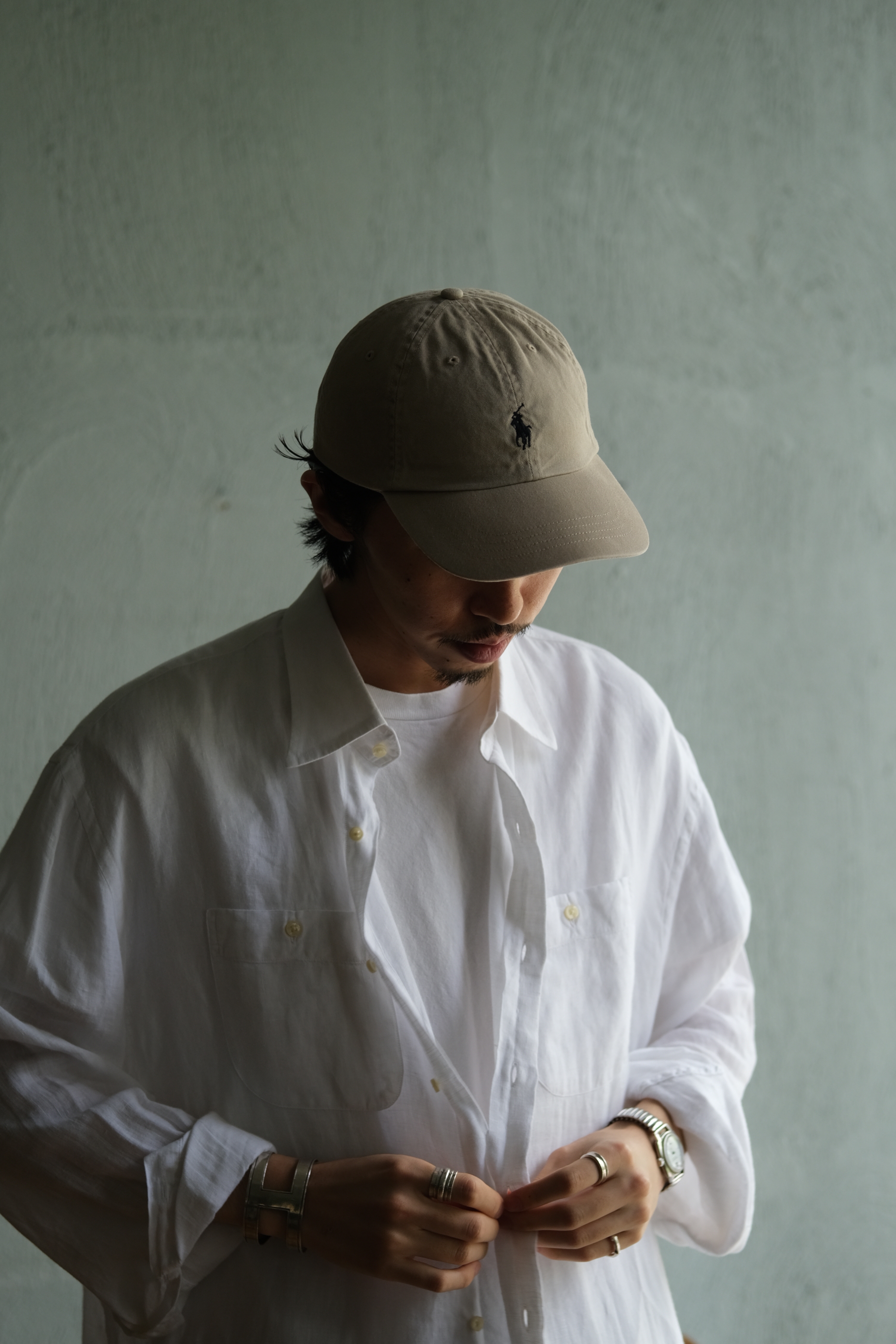 Utah/90's "Polo by Ralph Lauren" logo cap/beige