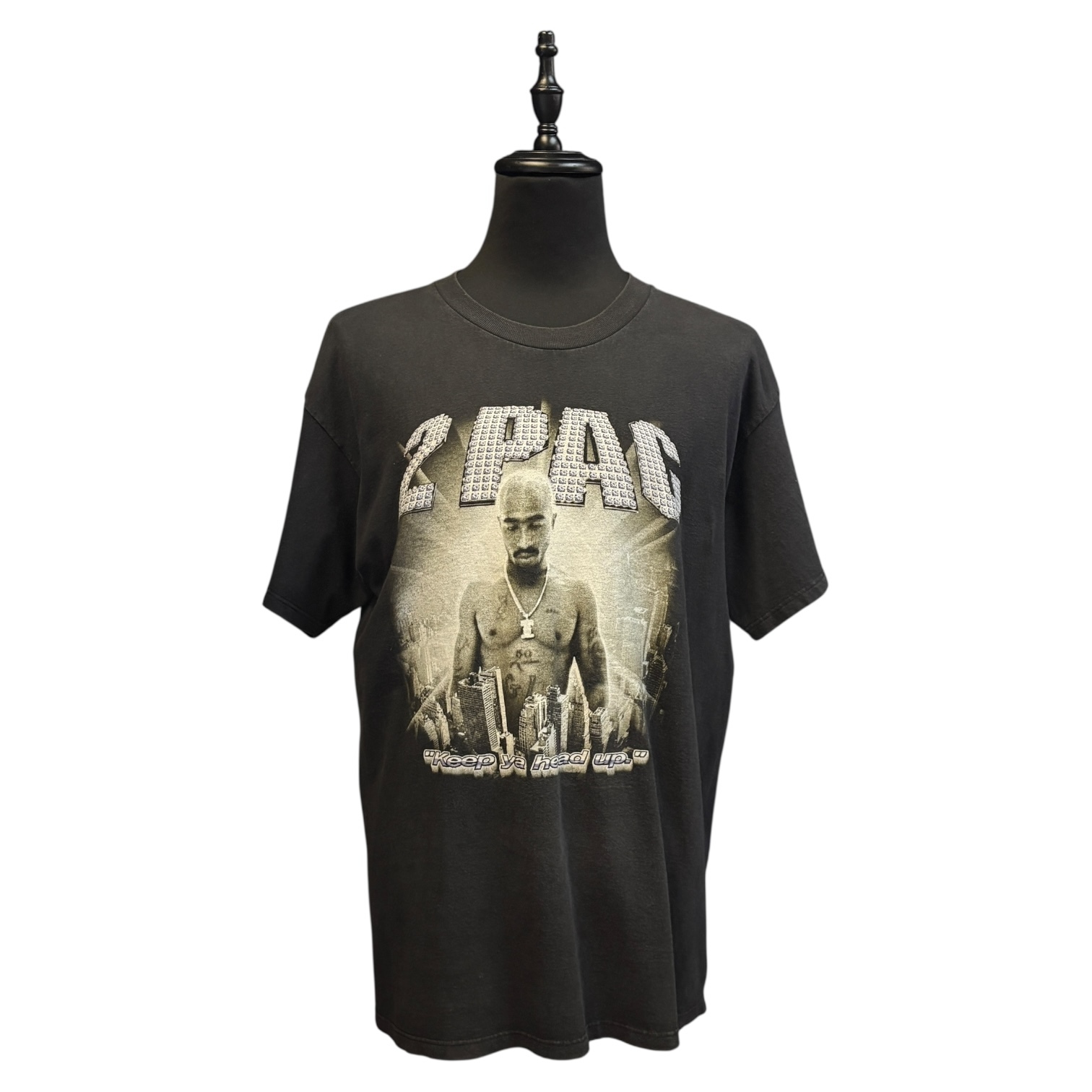 【2PAC】2パック keep ya head up Vintage Tシャツ XL