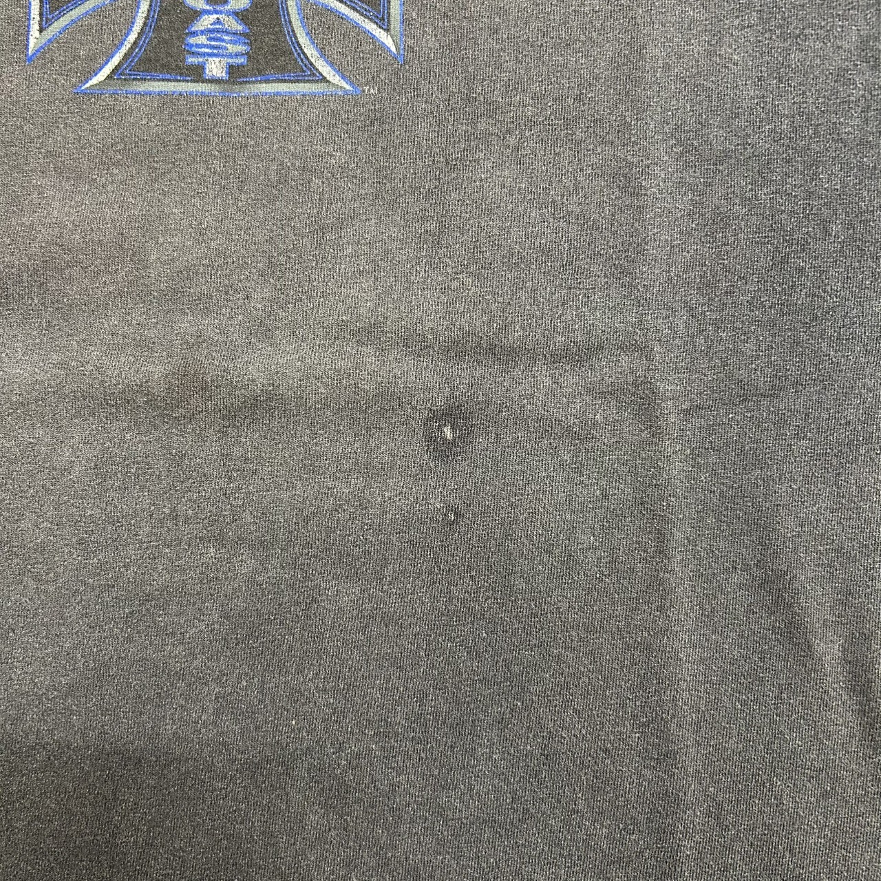 00s West Coast Choppers Iron Cross Fade T-Shirt Distressed L の画像 8