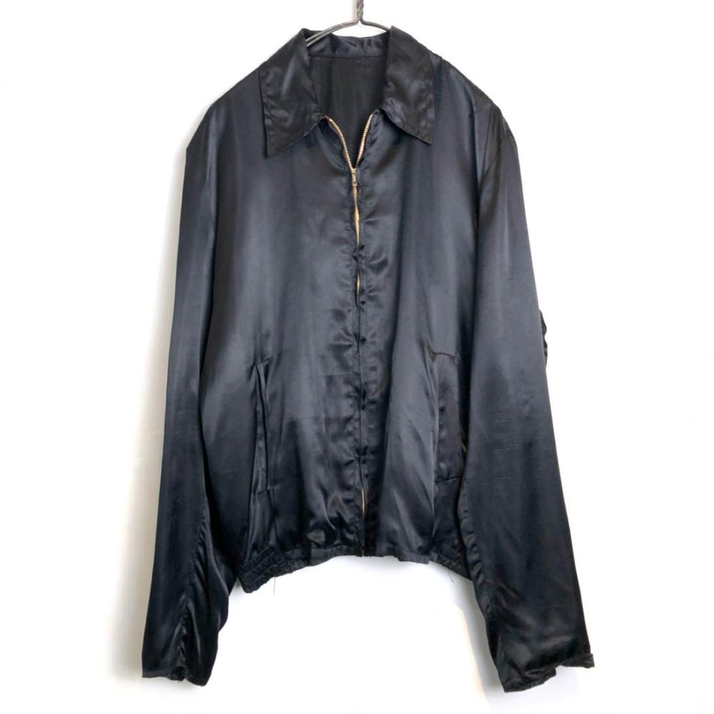 Vintage Rayon Satin Souvenir Jacket [1950s] Vintage Rayon Satin Souvenir Jacket