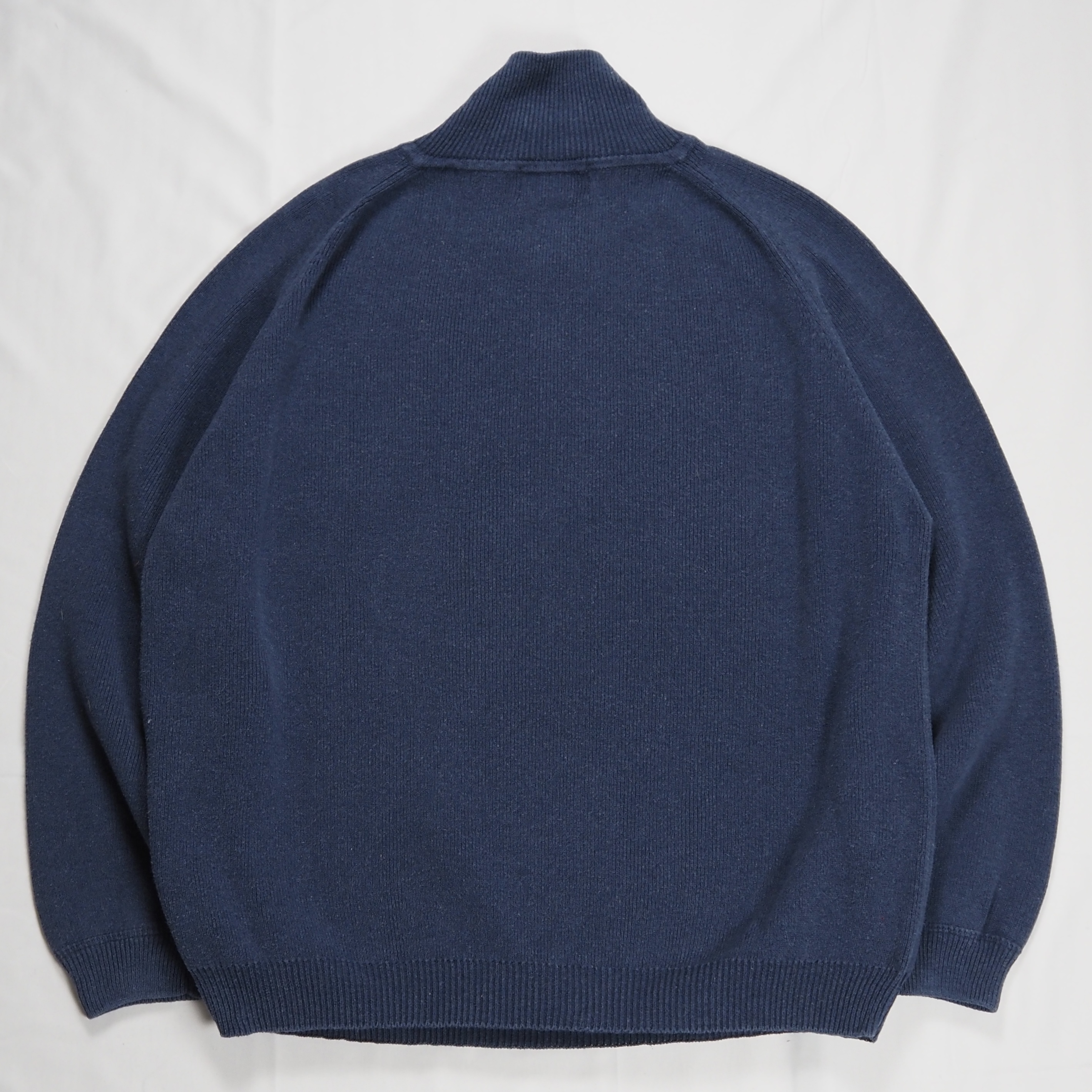 90’s Eddie Bauer コットンニット ハーフジップ Lサイズ の画像 9