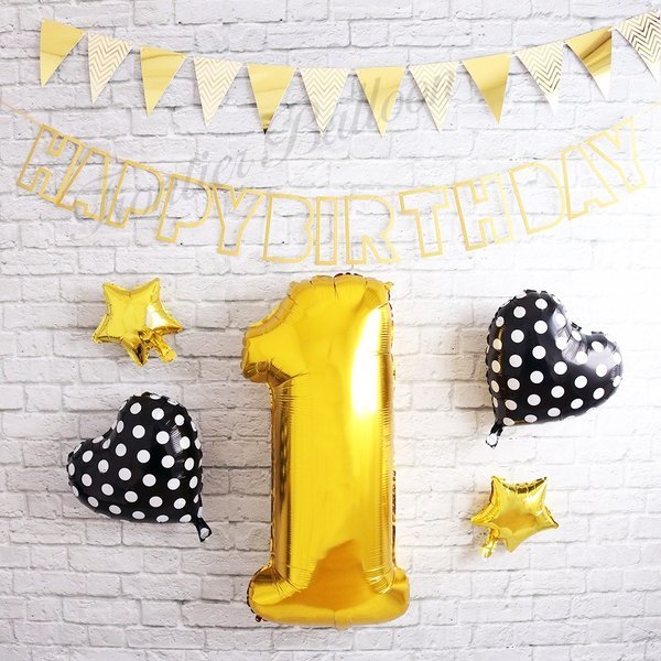 ゴールド 中抜き文字 ハッピーバースデー ガーランド 金 誕生日 飾り バナー おしゃれ お祝い スクリプトデコレーション Happy Birthday 筆記体ぺたんこ配送 Gr 019 幸せを運ぶ風船shopフロンティアバルーン