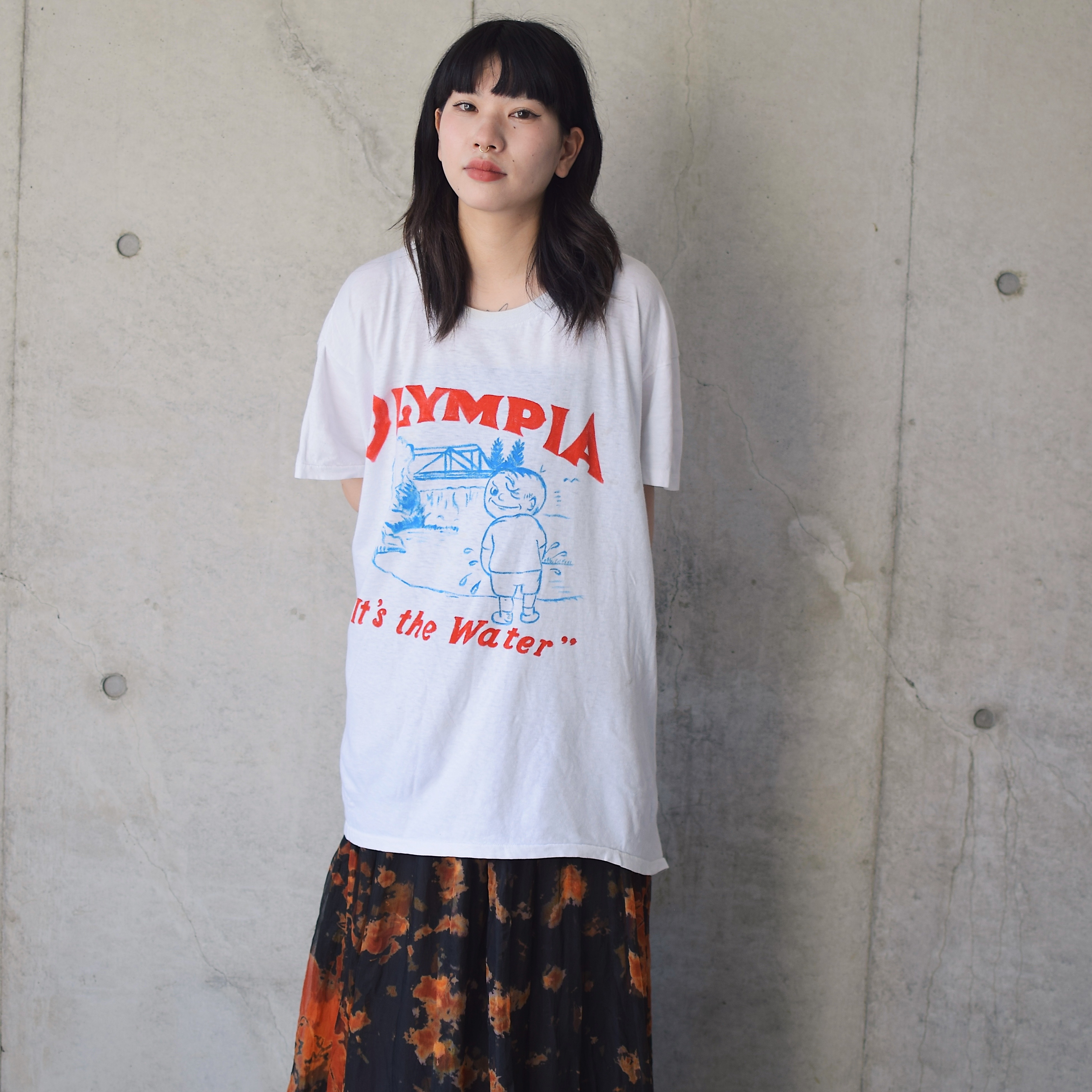 Vintage 70〜80's【JCPenney】"OLYMPIA" Painted T-shirt の画像 3
