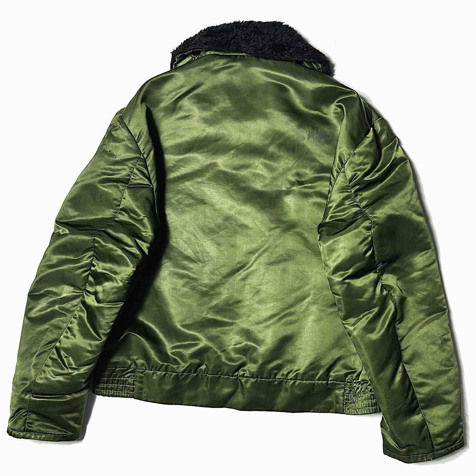 Vintage 60～70's Satin Jacket の画像 2