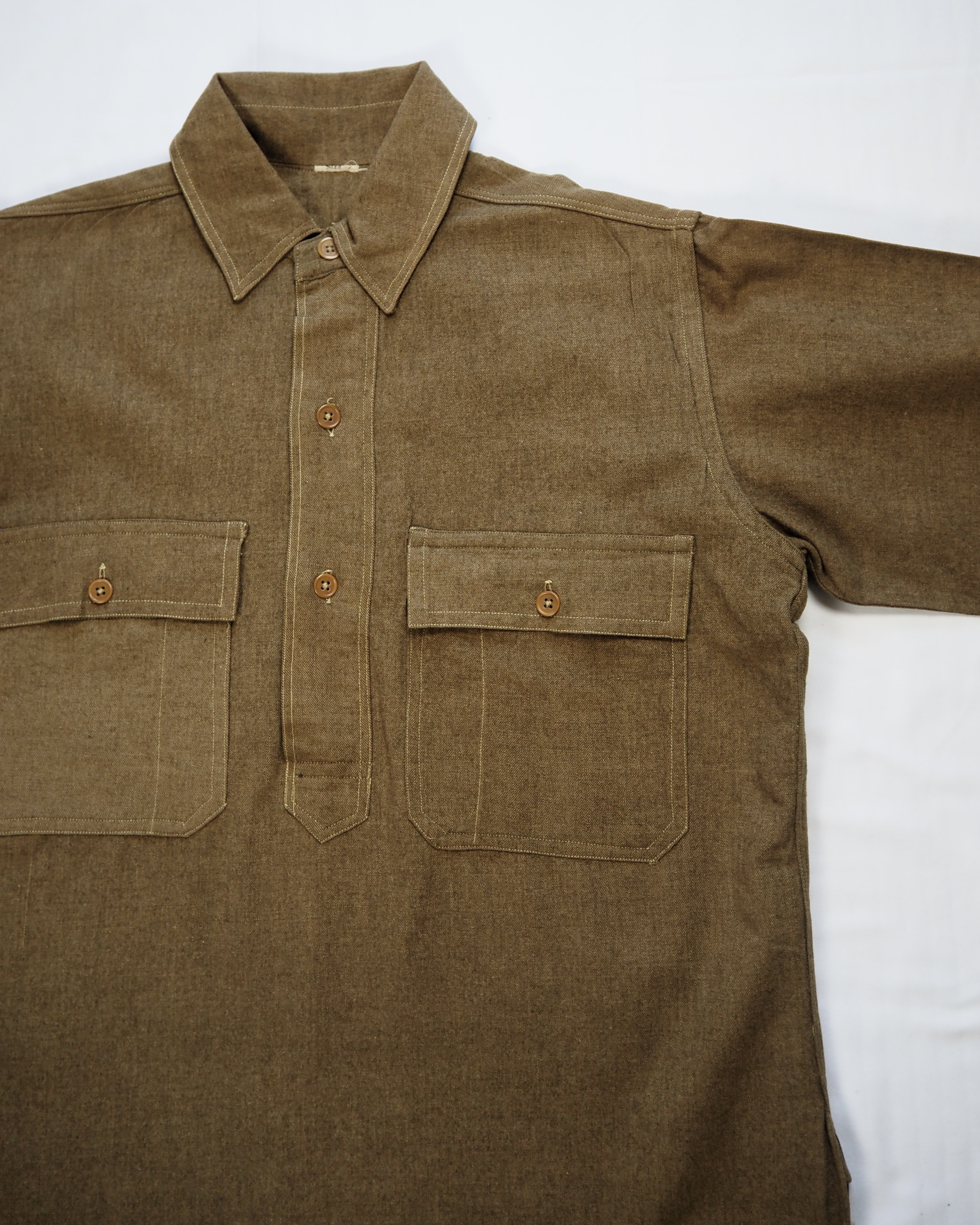 30’s U.S. ARMY ウールプルオーバーシャツ の画像 6