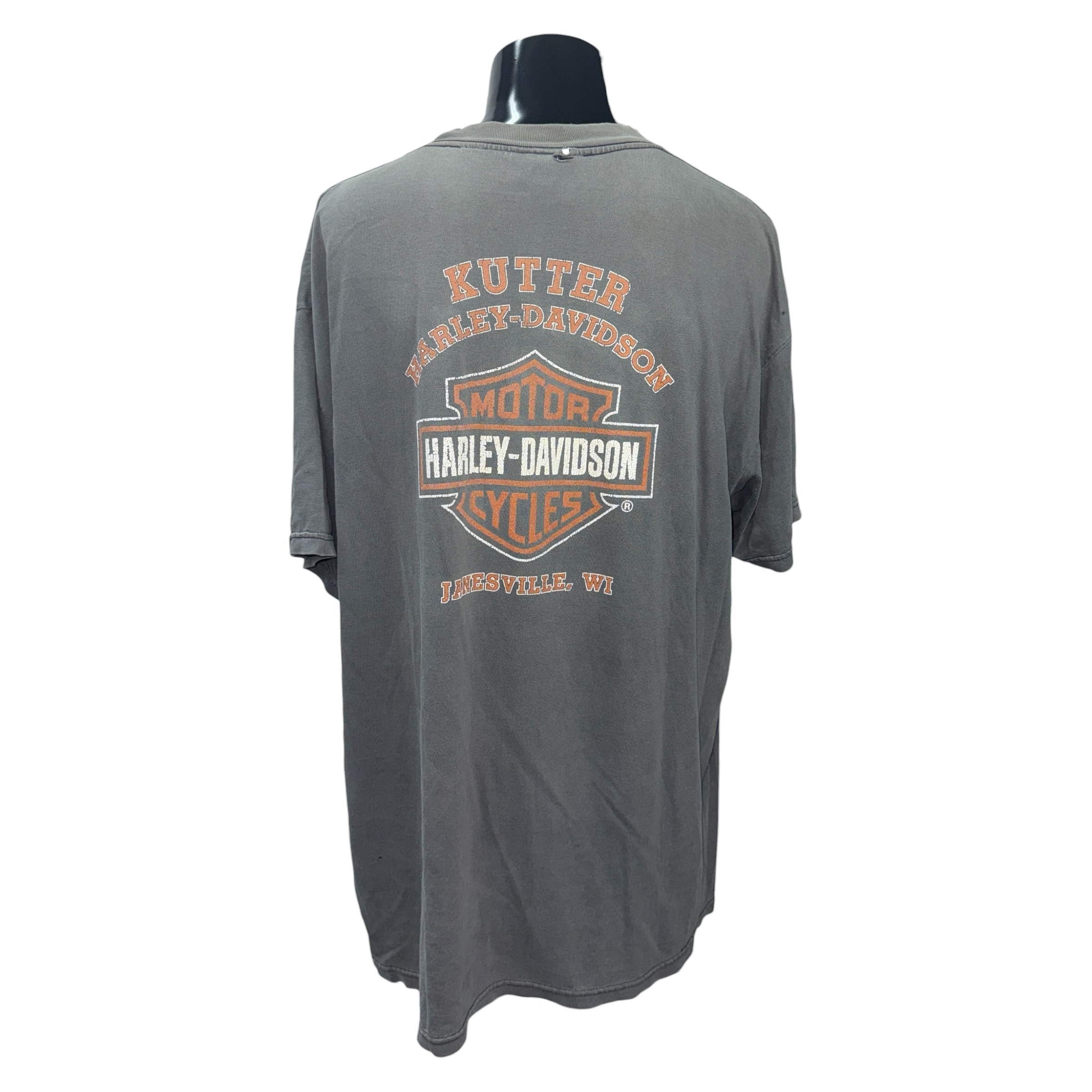 【HARLEY-DAVIDSON】ハーレーダビッドソン “KUTTER JANESVILLE” 90’s – 00’s Vintage ポケットTシャツ