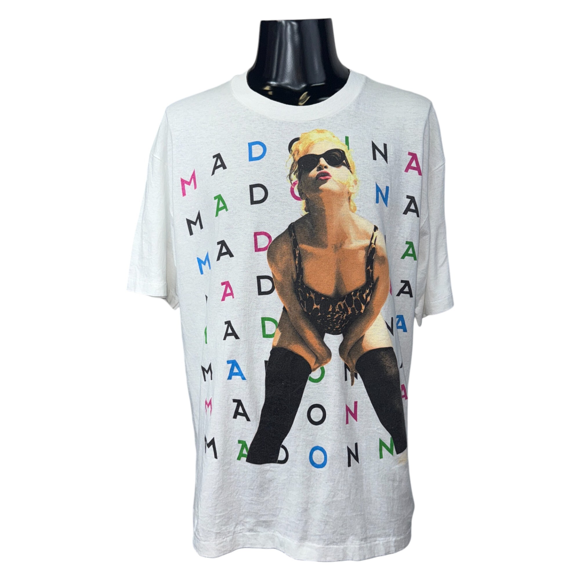【MADONNA】マドンナ MULTI COLOR Hanes Vintage Tシャツ XL