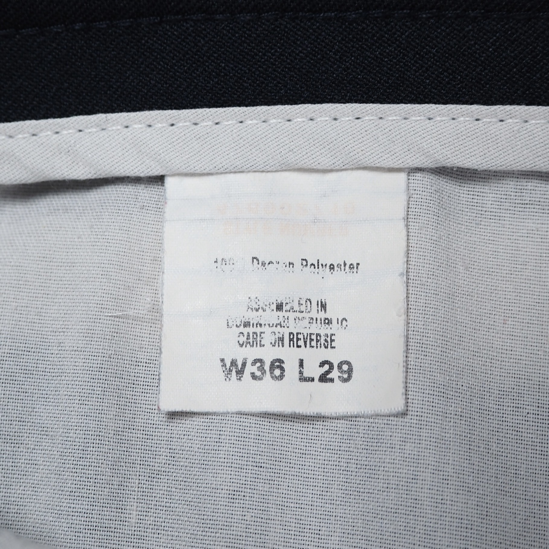 Levi’s アクションスラックス 36×28 ネイビー の画像 9