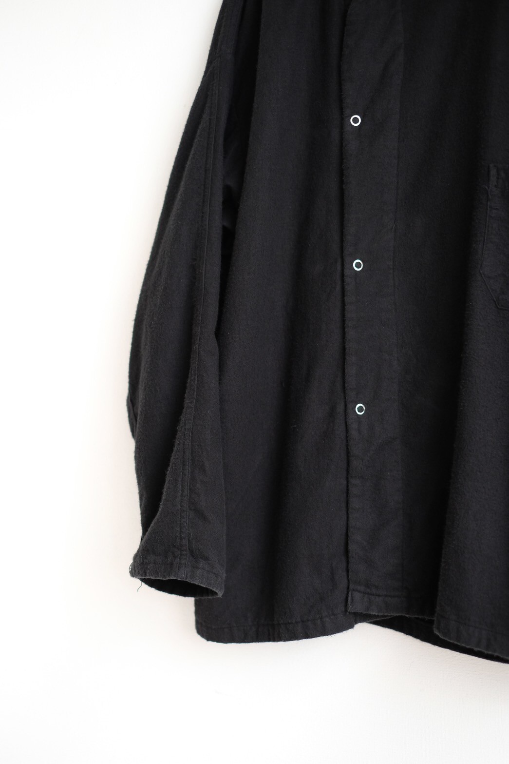 50's over dyed US ARMY pajama flannel shirt の画像 8
