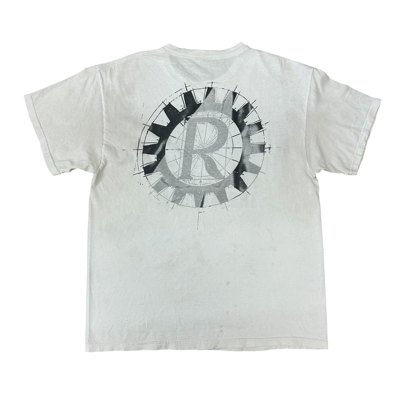 90s Rage Against The Machine RATM フォトプリント Tシャツ ホワイト バンドT Fits L の画像 2