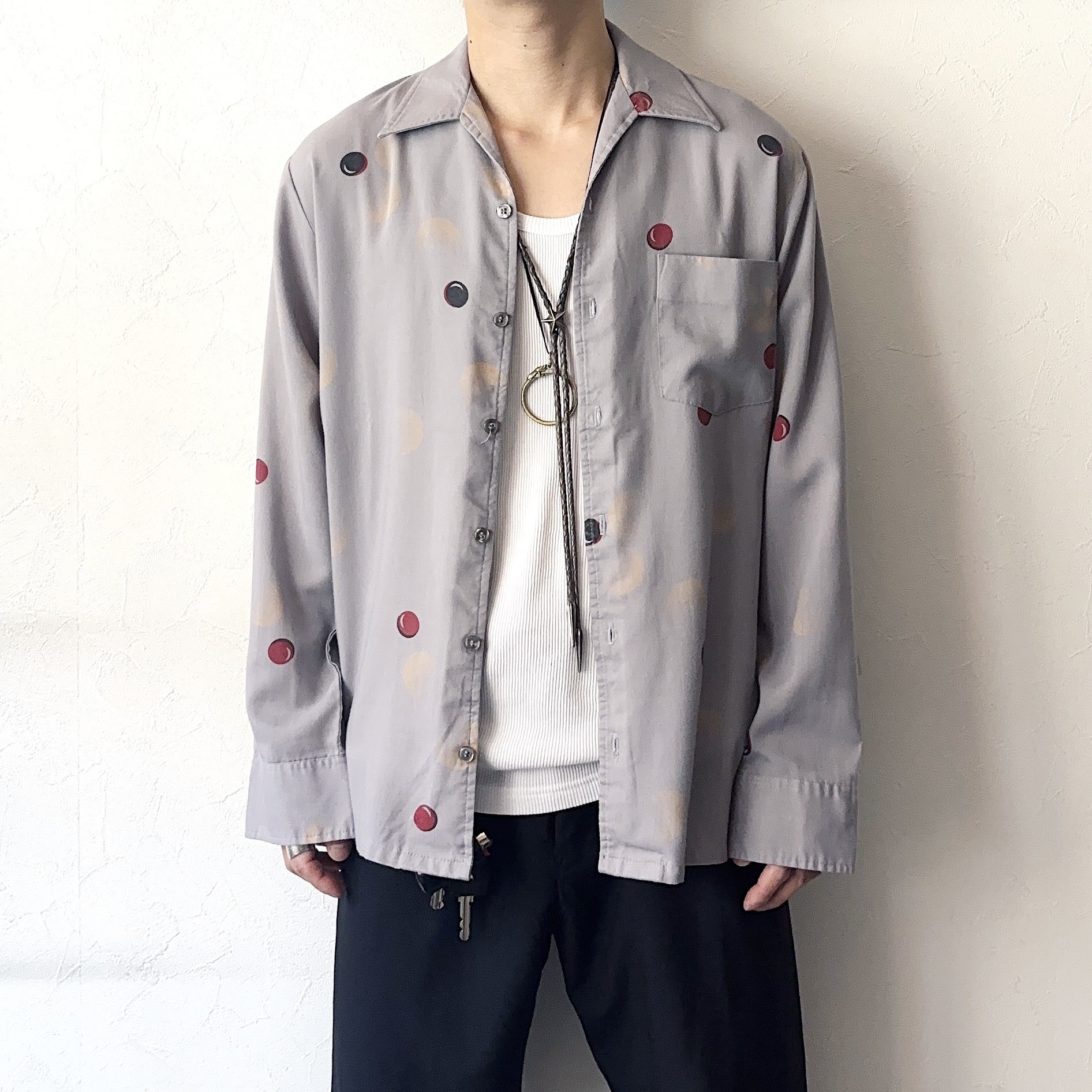 Vintage 70's【Capri WEST by TOWNLINE】Patterned Shirt の画像 3