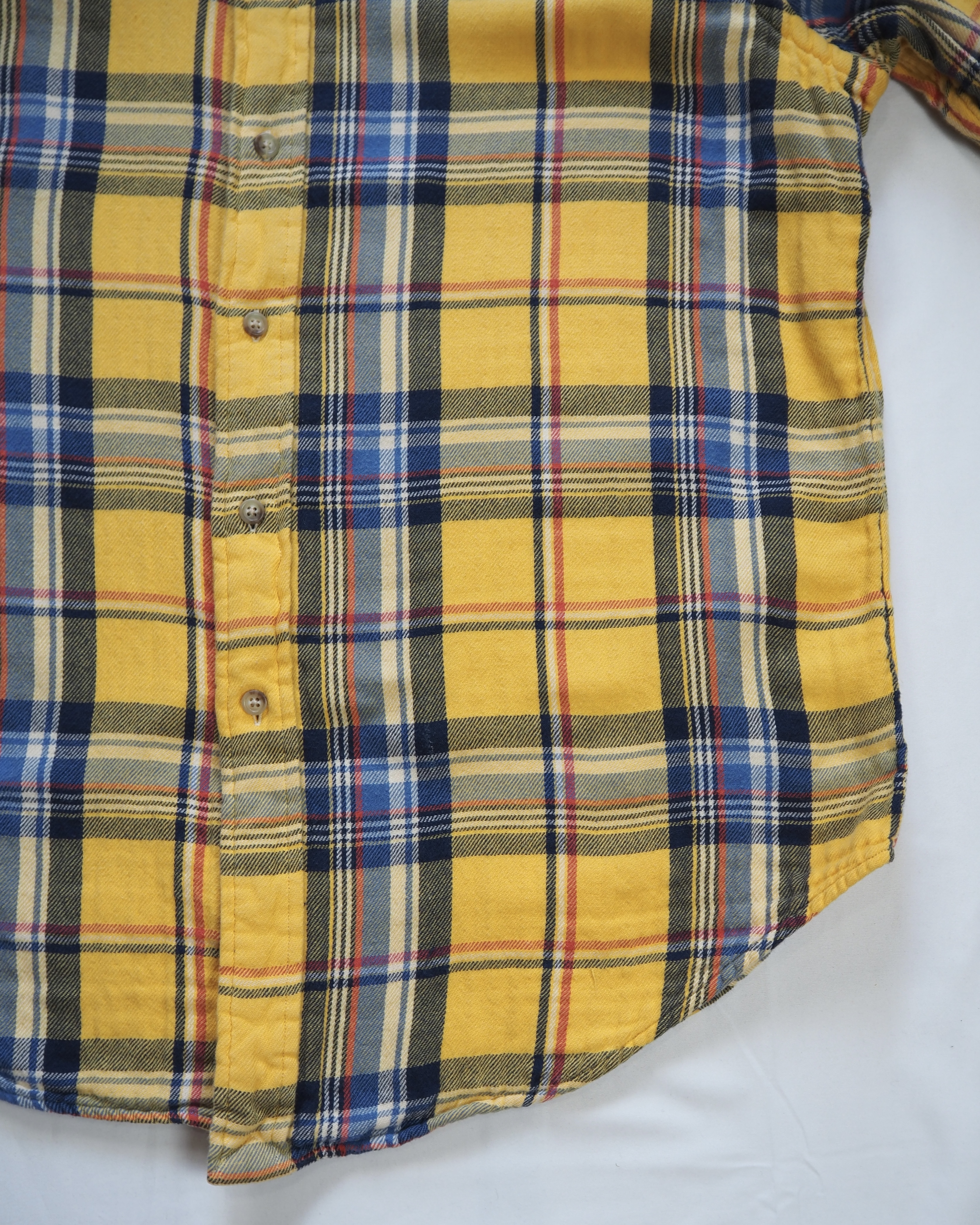 90’s Ralph Lauren ヘヴィネル イエロー Lサイズ の画像 8