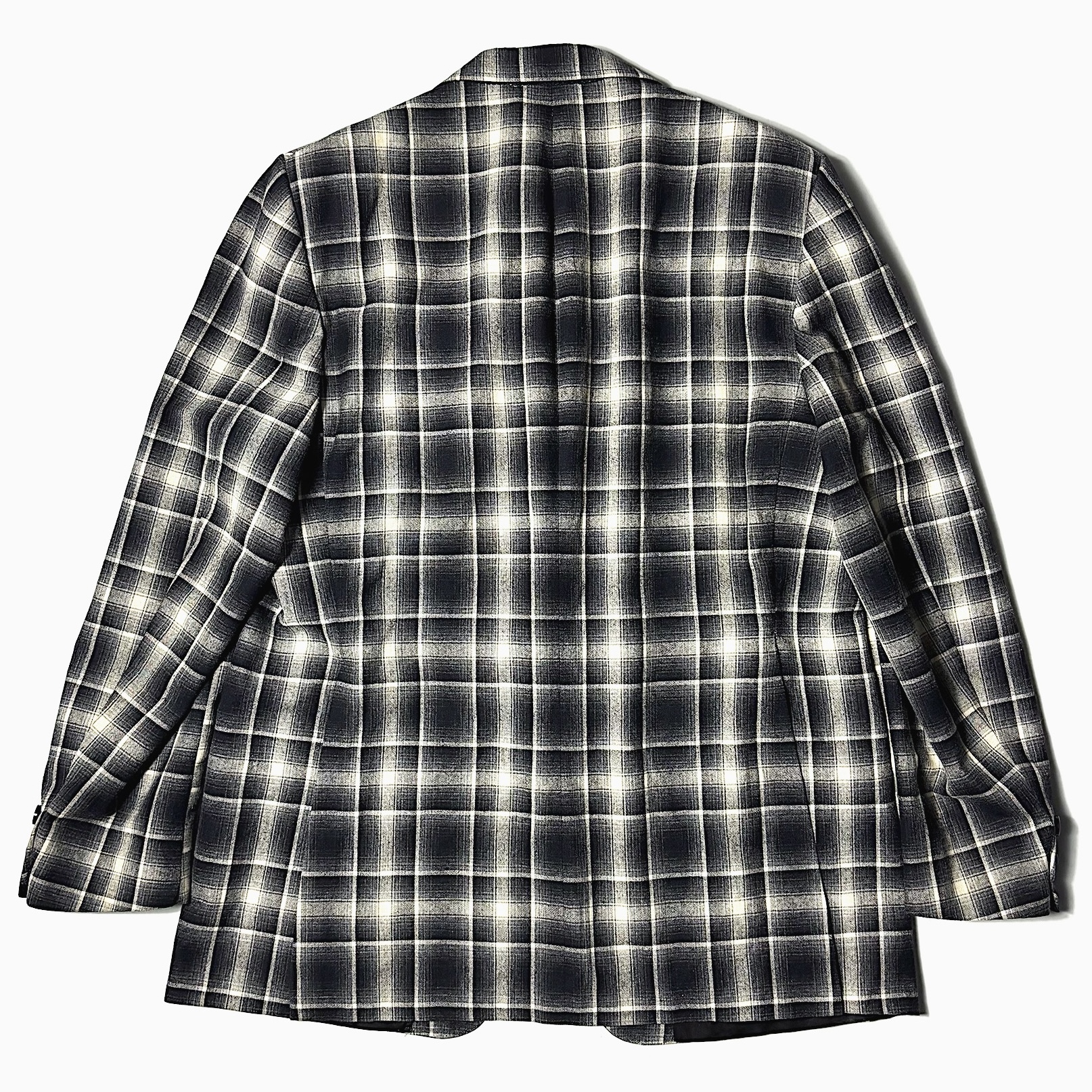 Vintage 80〜90's【ANTON'S】Ombre Check Tailored Jacket の画像 2