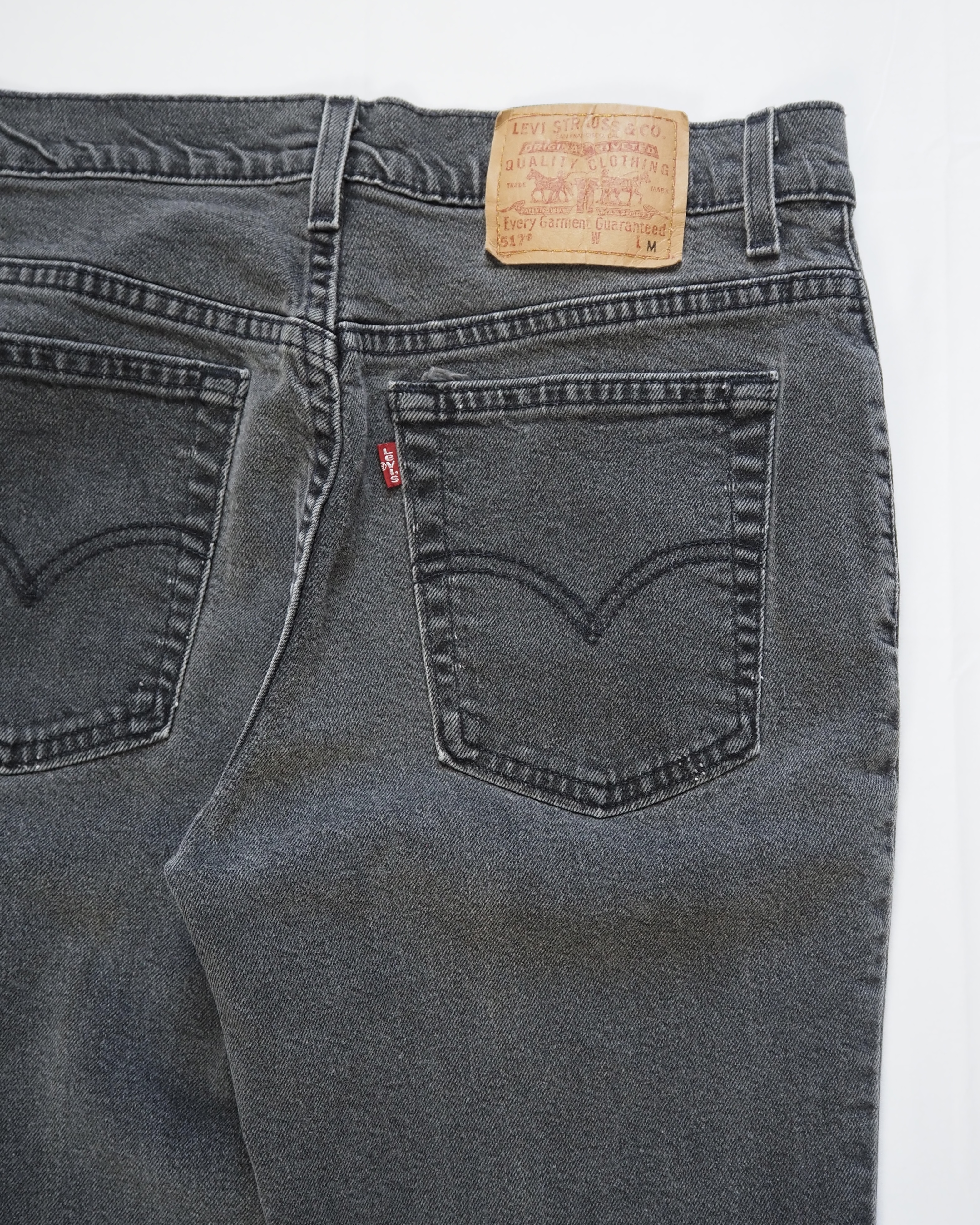 【VCM入荷】90’s Levi’s 517 ブラックデニム の画像 14