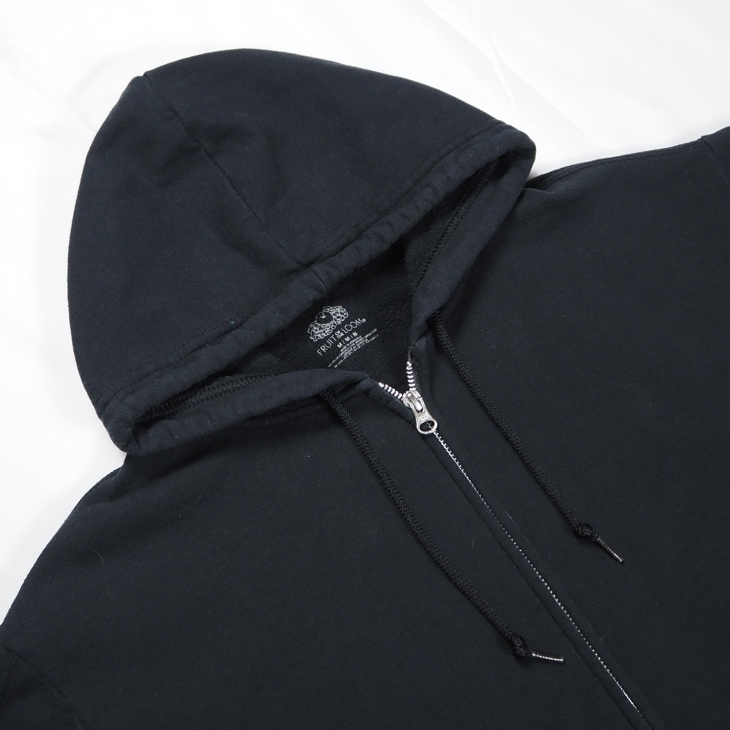 Fruits of the loom ジップフーディ ブラック Mサイズ オンライン限定商品 の画像 6