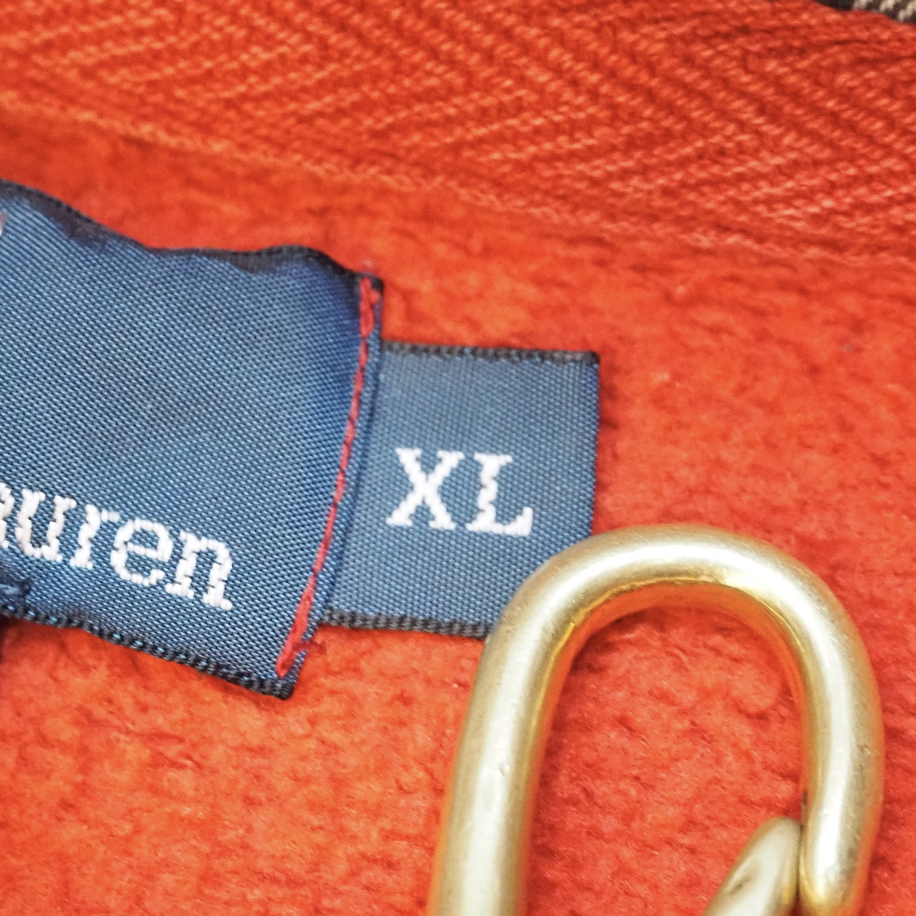 90’s Ralph Lauren ジップフーディ XL レッド の画像 9