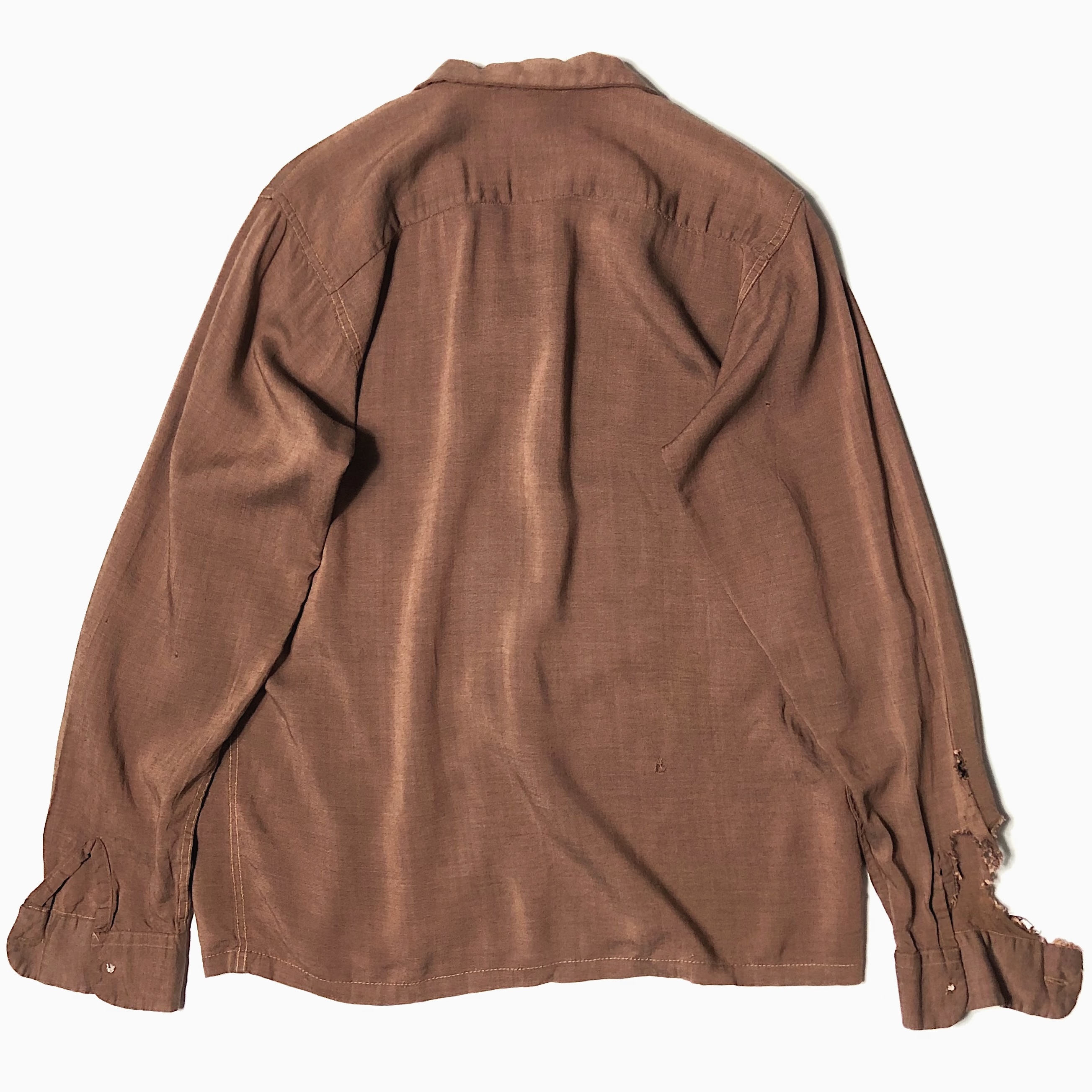 Vintage 50's【Royal Oak】Grunge Rayon Shirt の画像 2