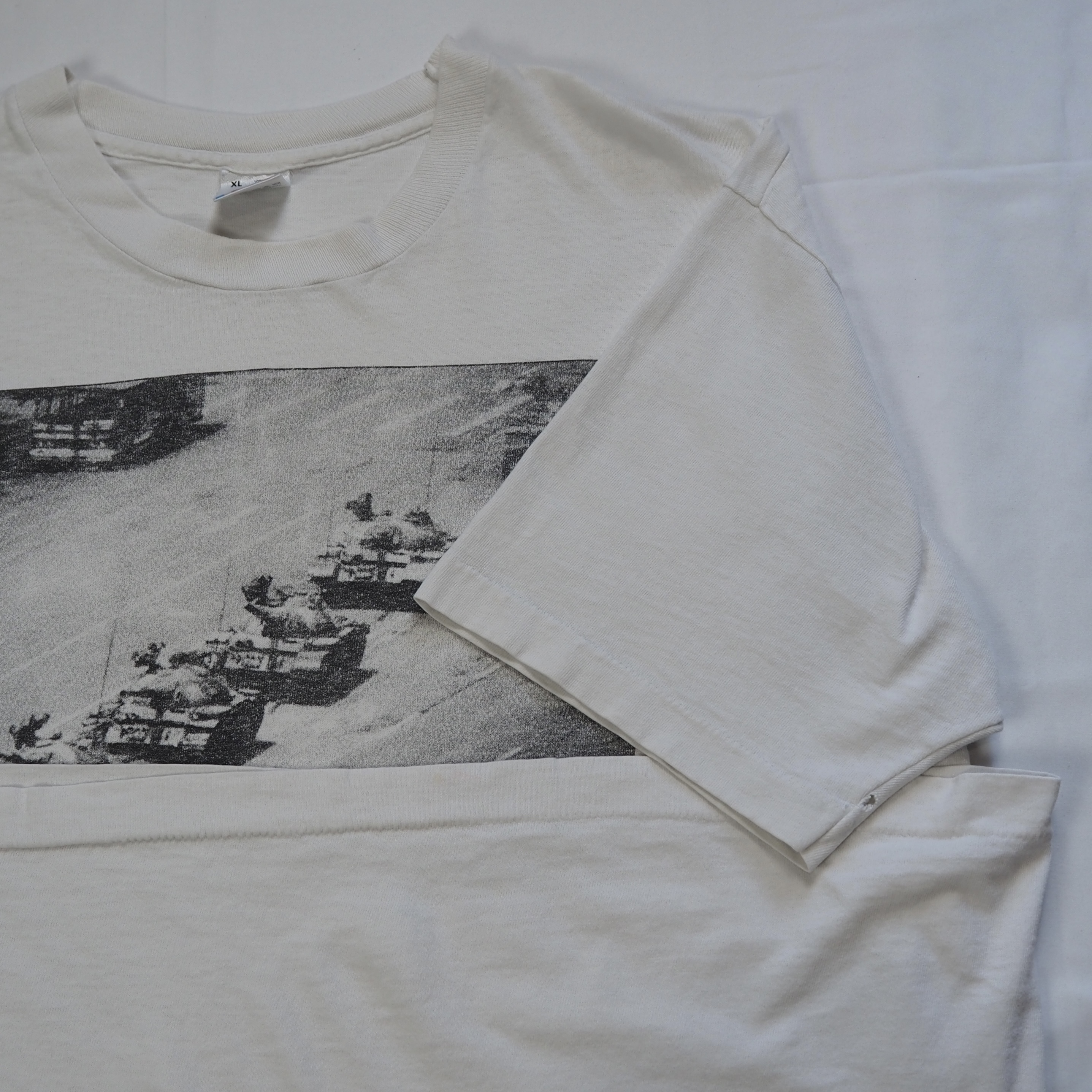 90’s フルーツタグ 天安門事件 Tシャツ XLサイズ の画像 10