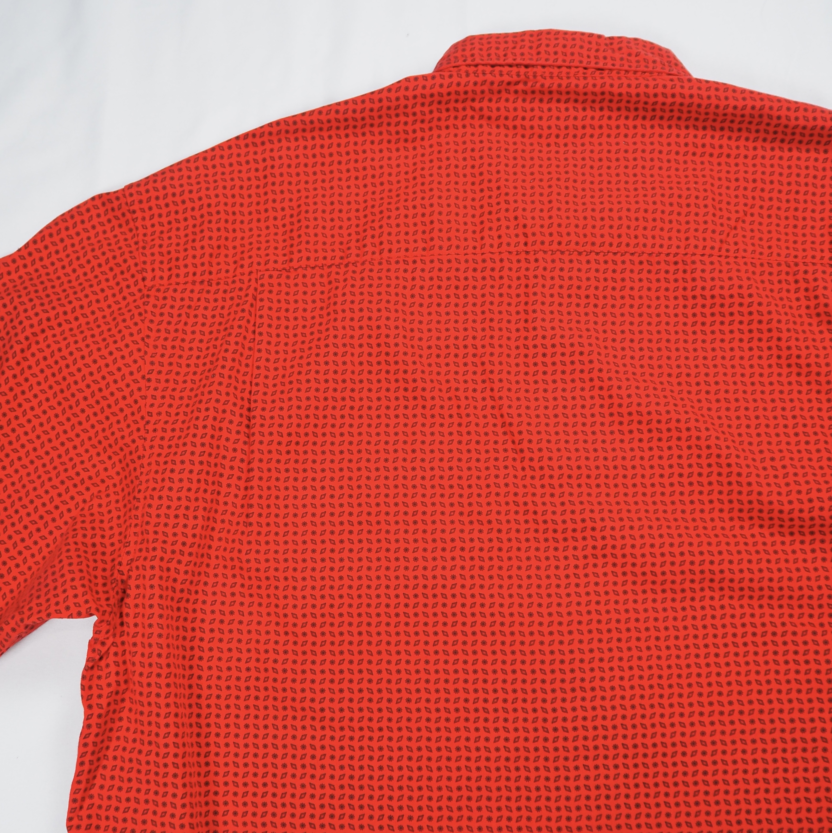 90’s OLD GAP コットンシャツ Lサイズ レッド の画像 14